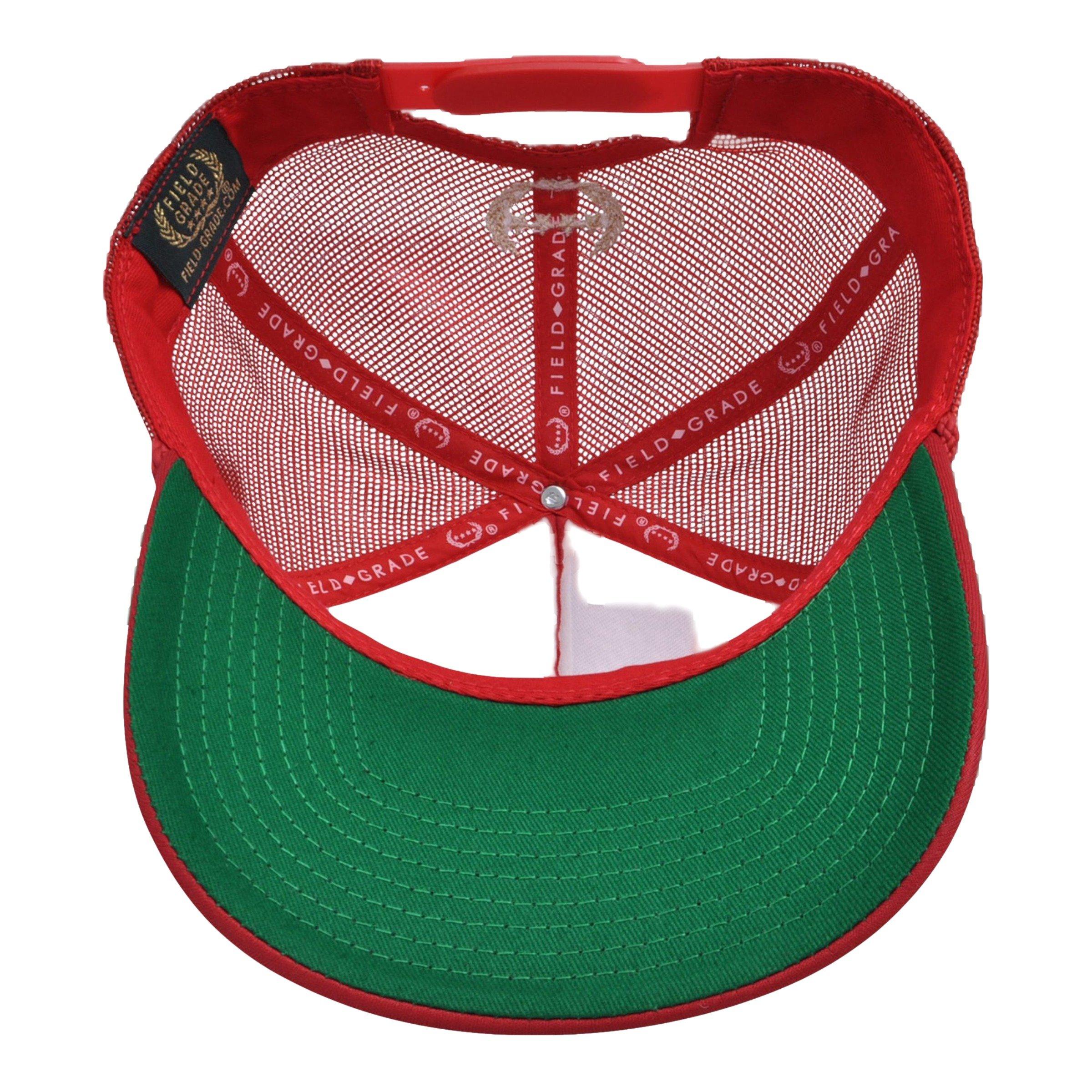 Field Grade F. Yourself Trucker Snapback-Red - RED Thumbnail View 4