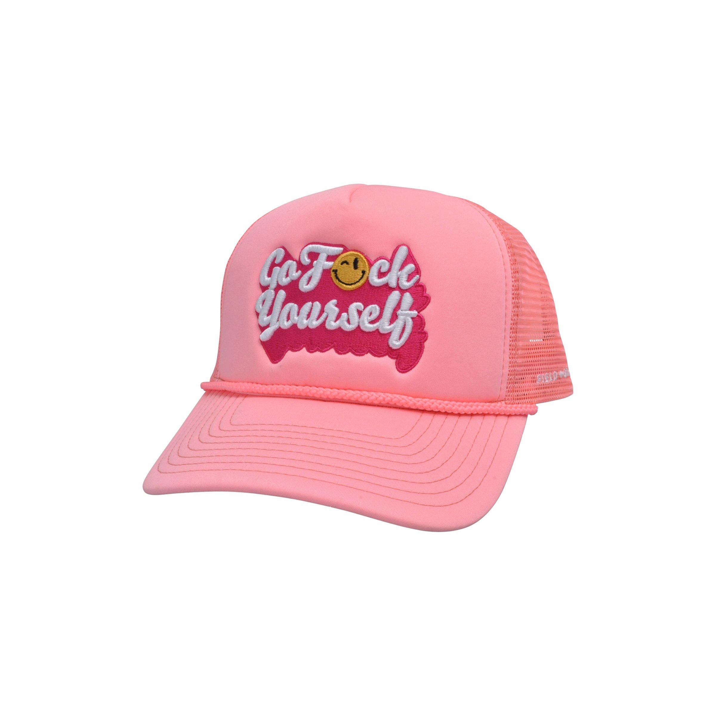 Field Grade F. Yourself Trucker Snapback-Pink - PINK Thumbnail View 1
