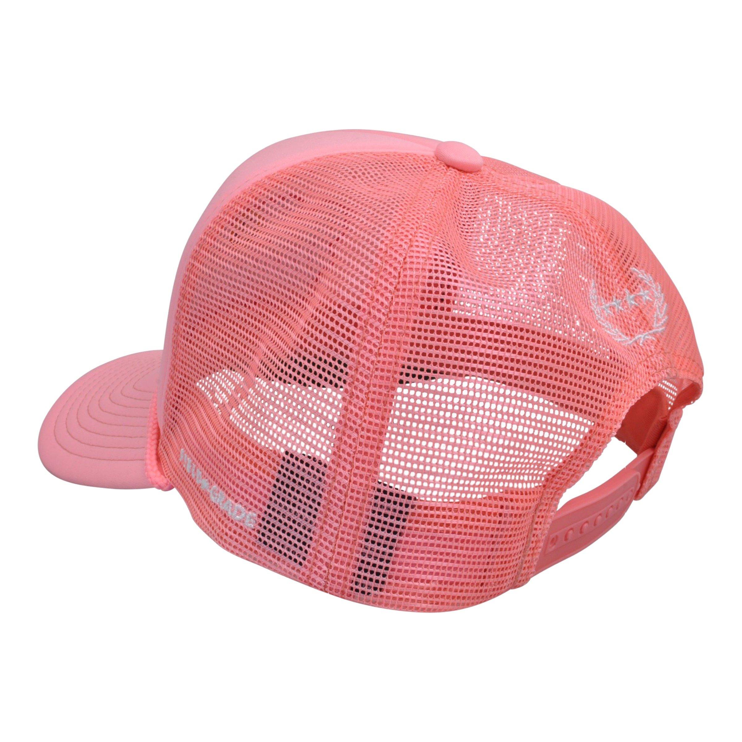 Field Grade F. Yourself Trucker Snapback-Pink - PINK Thumbnail View 3