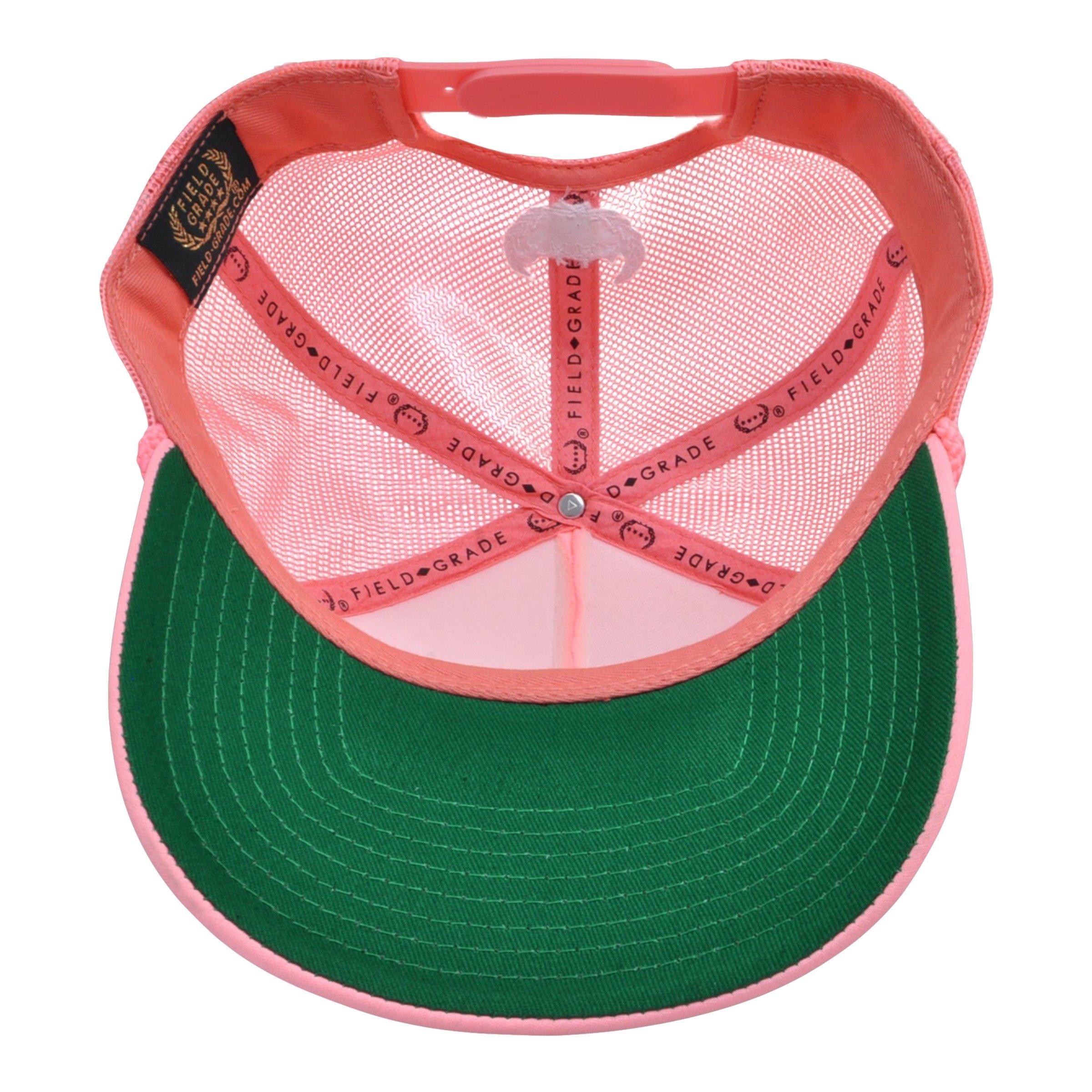 Field Grade F. Yourself Trucker Snapback-Pink - PINK Thumbnail View 4