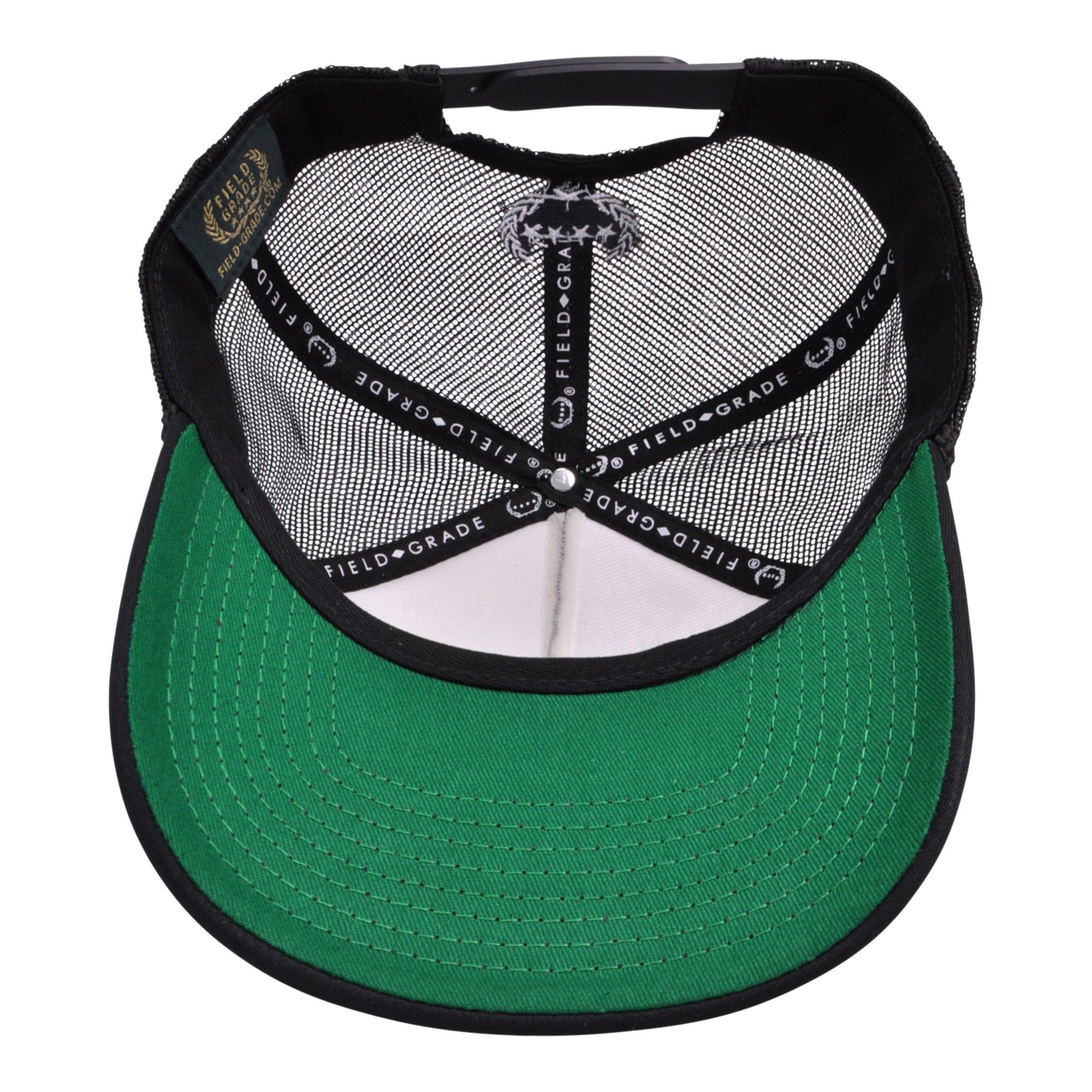 Field Grade Respectfully Trucker Snapback-Grey/Black - GREY/BLACK Thumbnail View 4