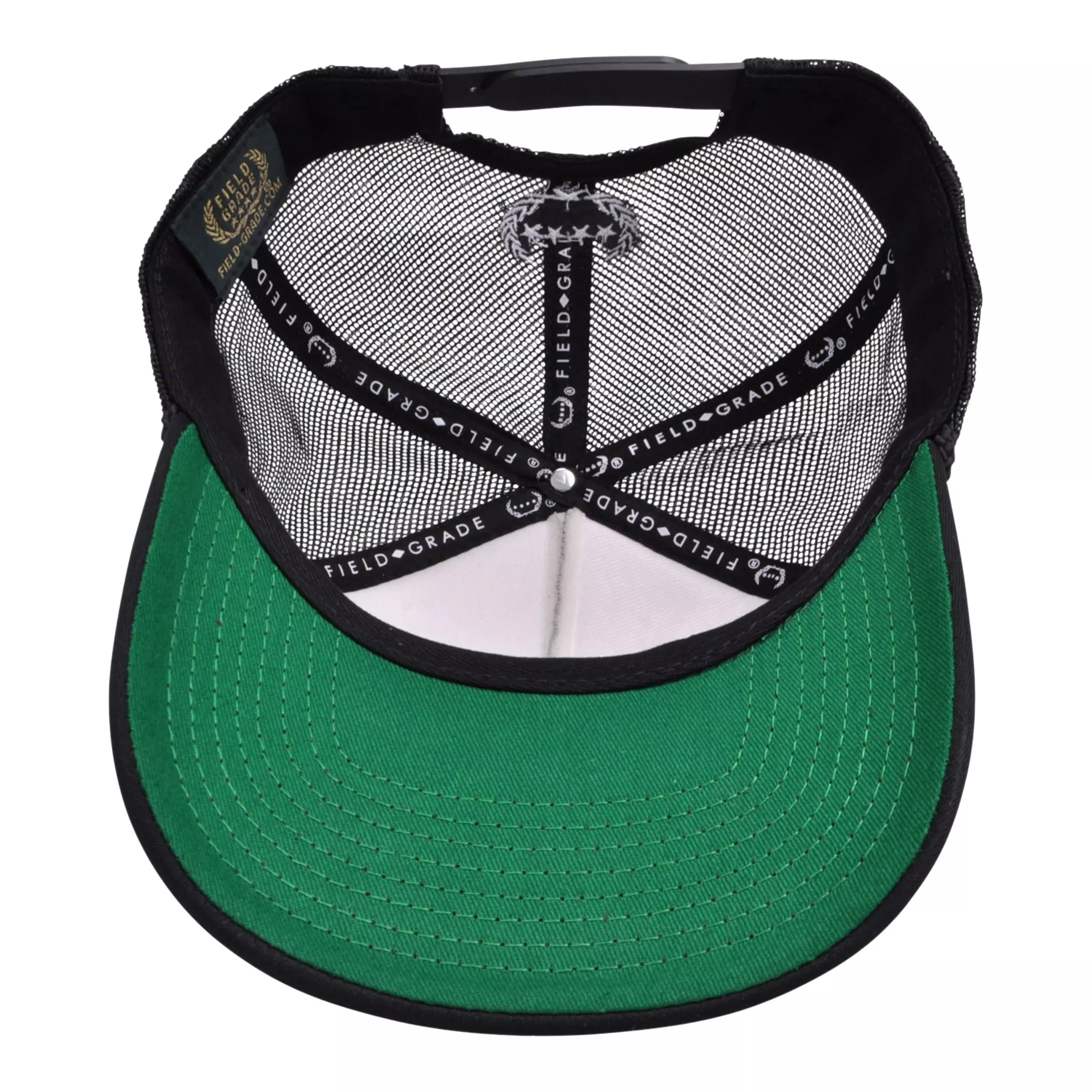 Field Grade Respectfully Trucker Snapback-Grey/Black - GREY/BLACK