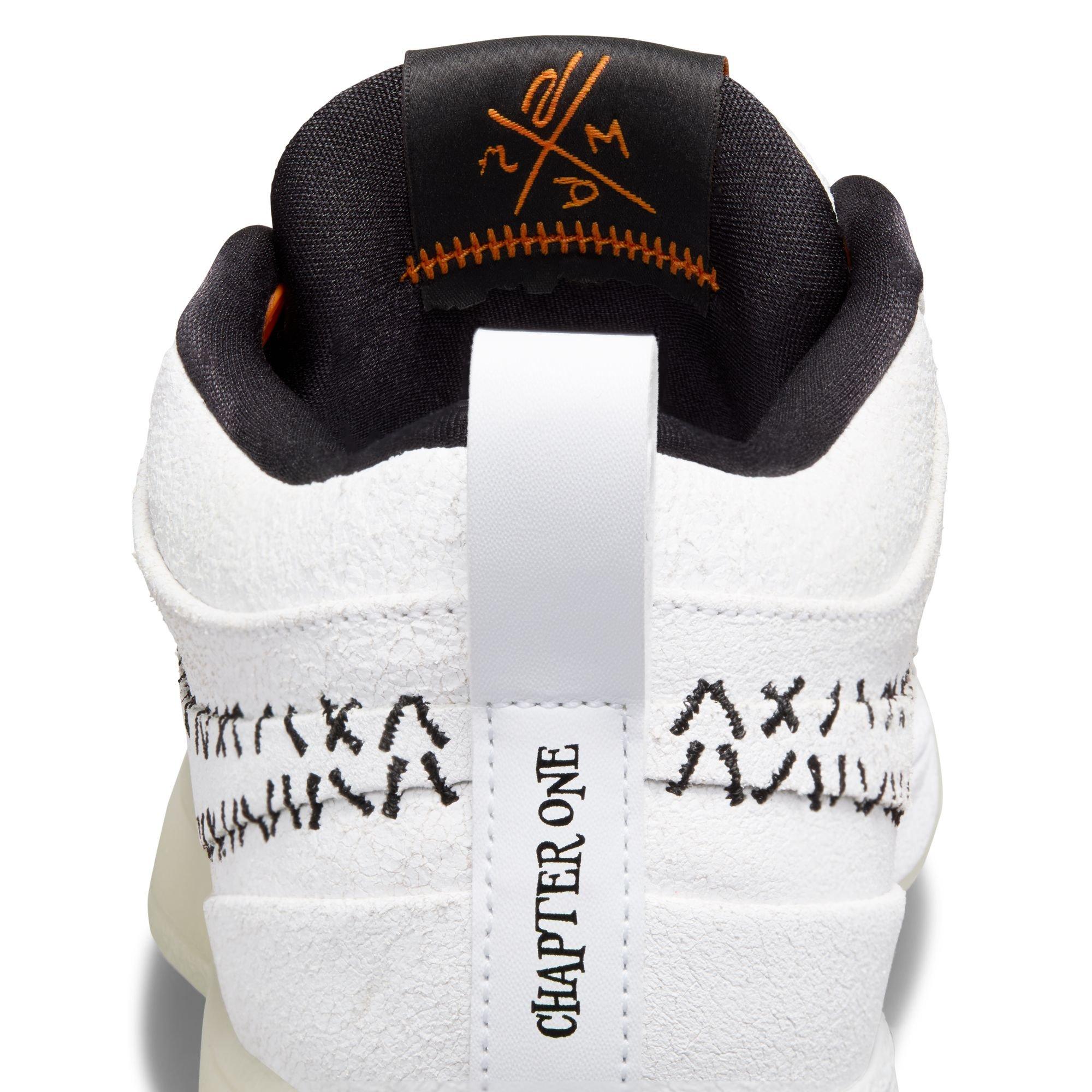 Nike Book 1 "Christmas" Men's Basketball Shoe - WHITE-BLACK/CLAY ORANGE Thumbnail View 6