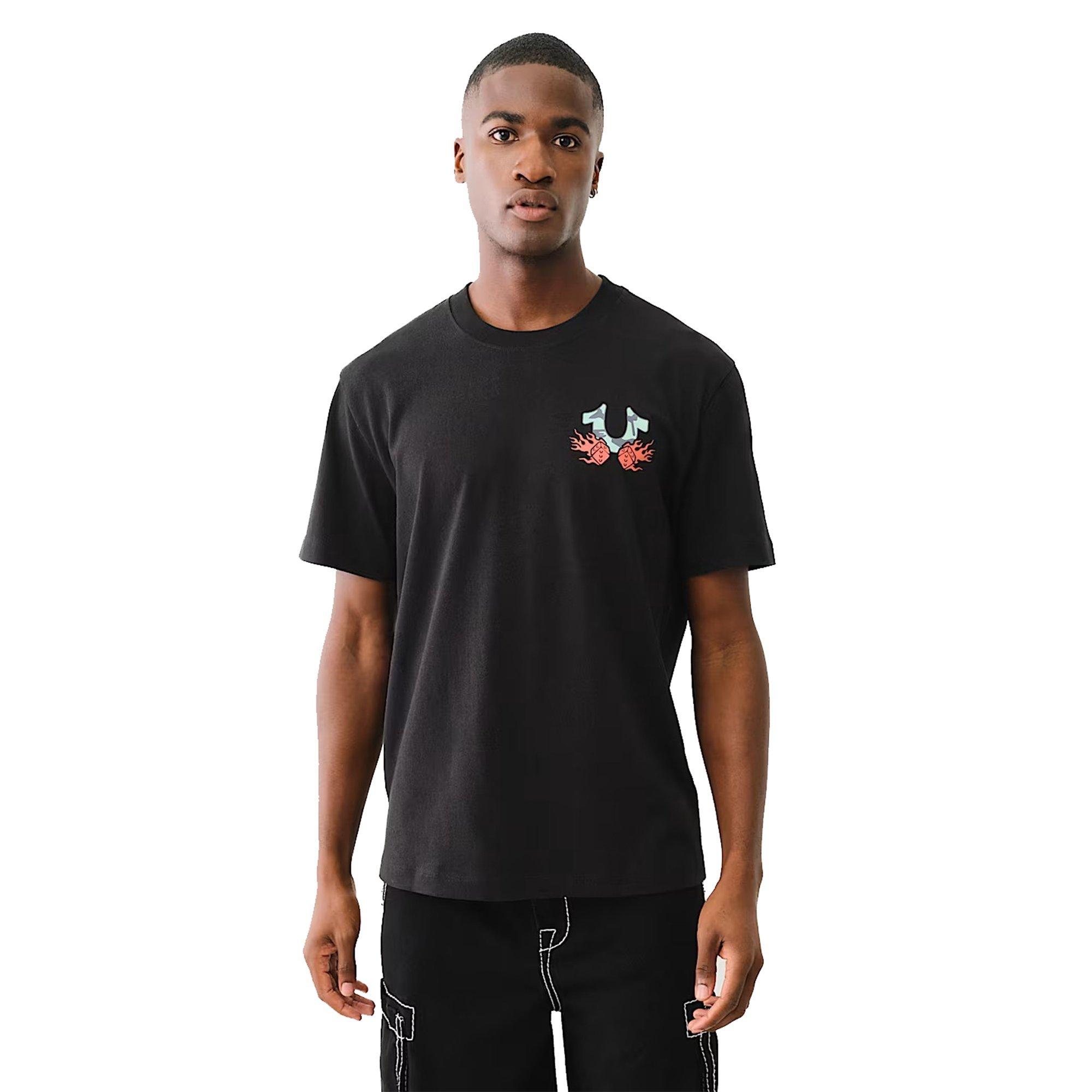 True Religion Men's Reaper Tee - BLACK