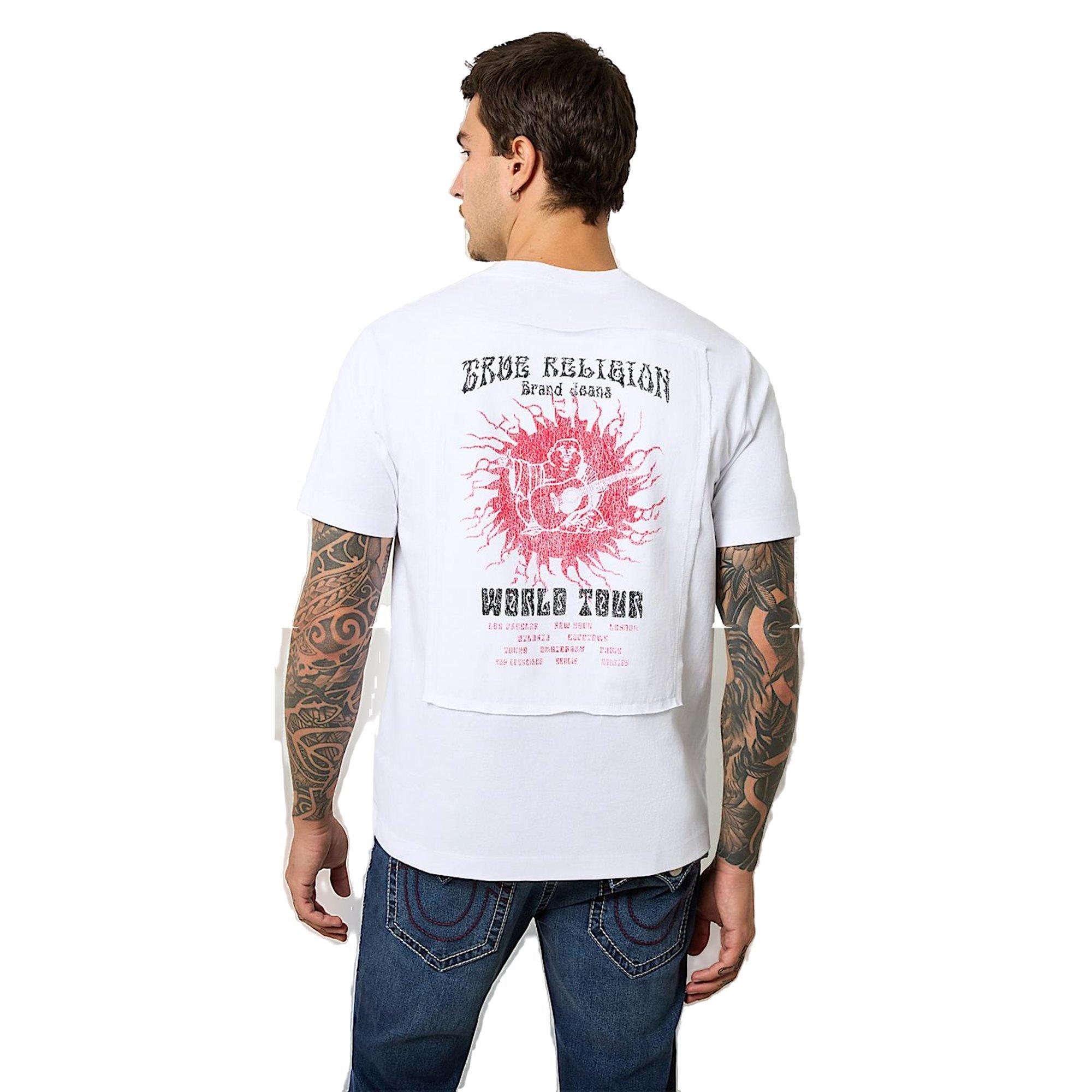 True Religion Blazing World Tour Logo Men's Tee