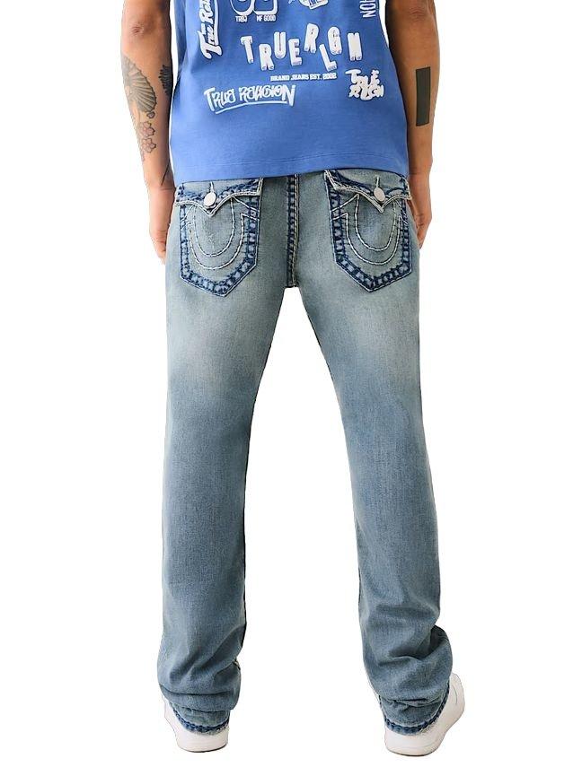 True Religion Men's Rickey Super QT Straight Men's Gallantin Blue Jean