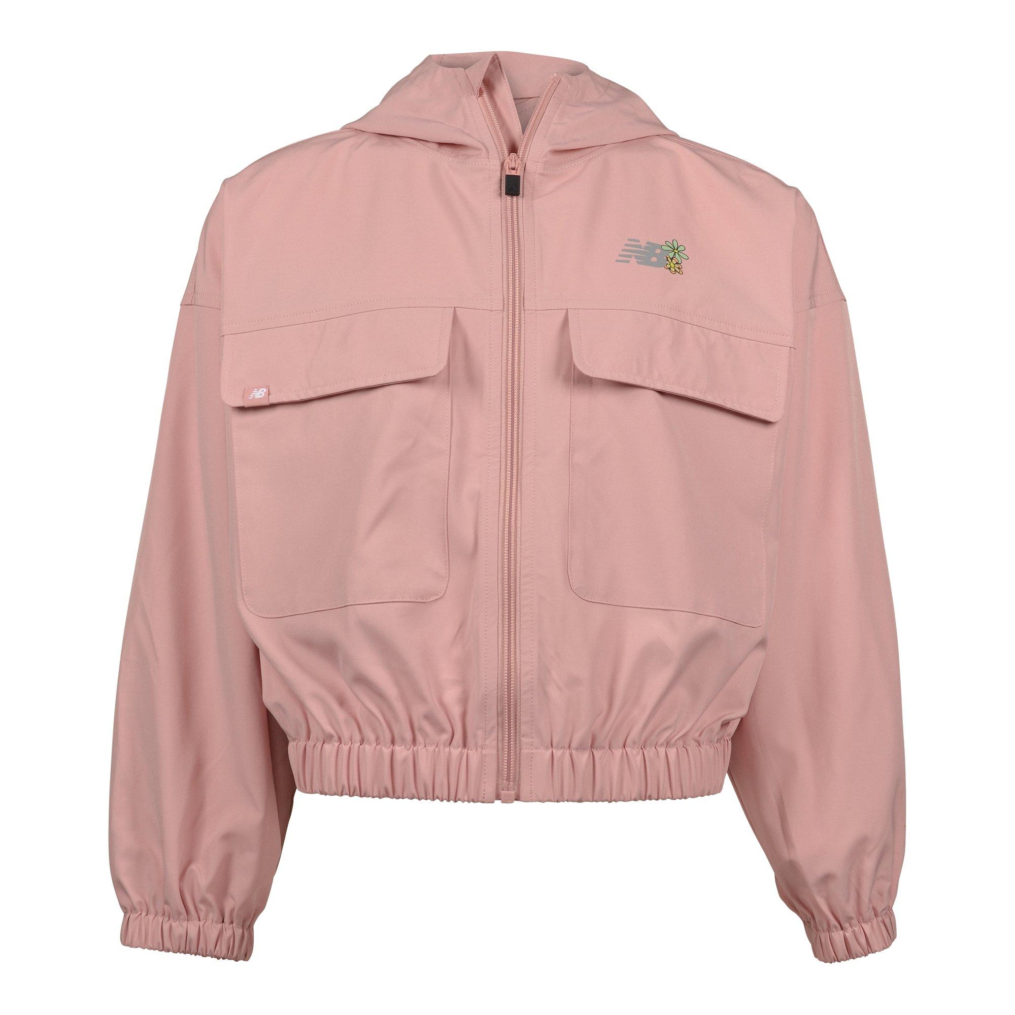 New Balance Hybrid Stretch Woven Zip Big Girls' Jacket