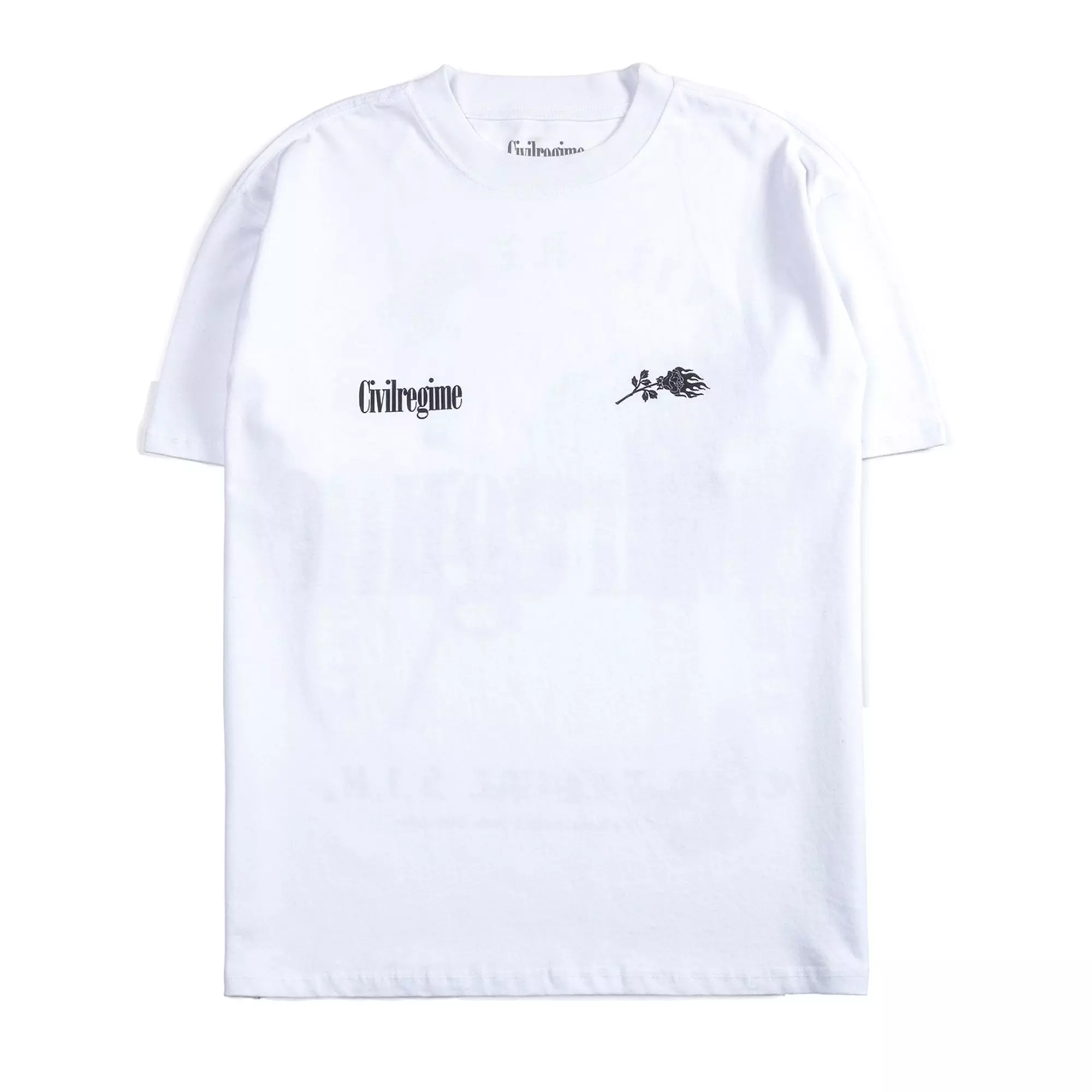 Civil Regime Men's Burns Eternal Tee - White - WHITE