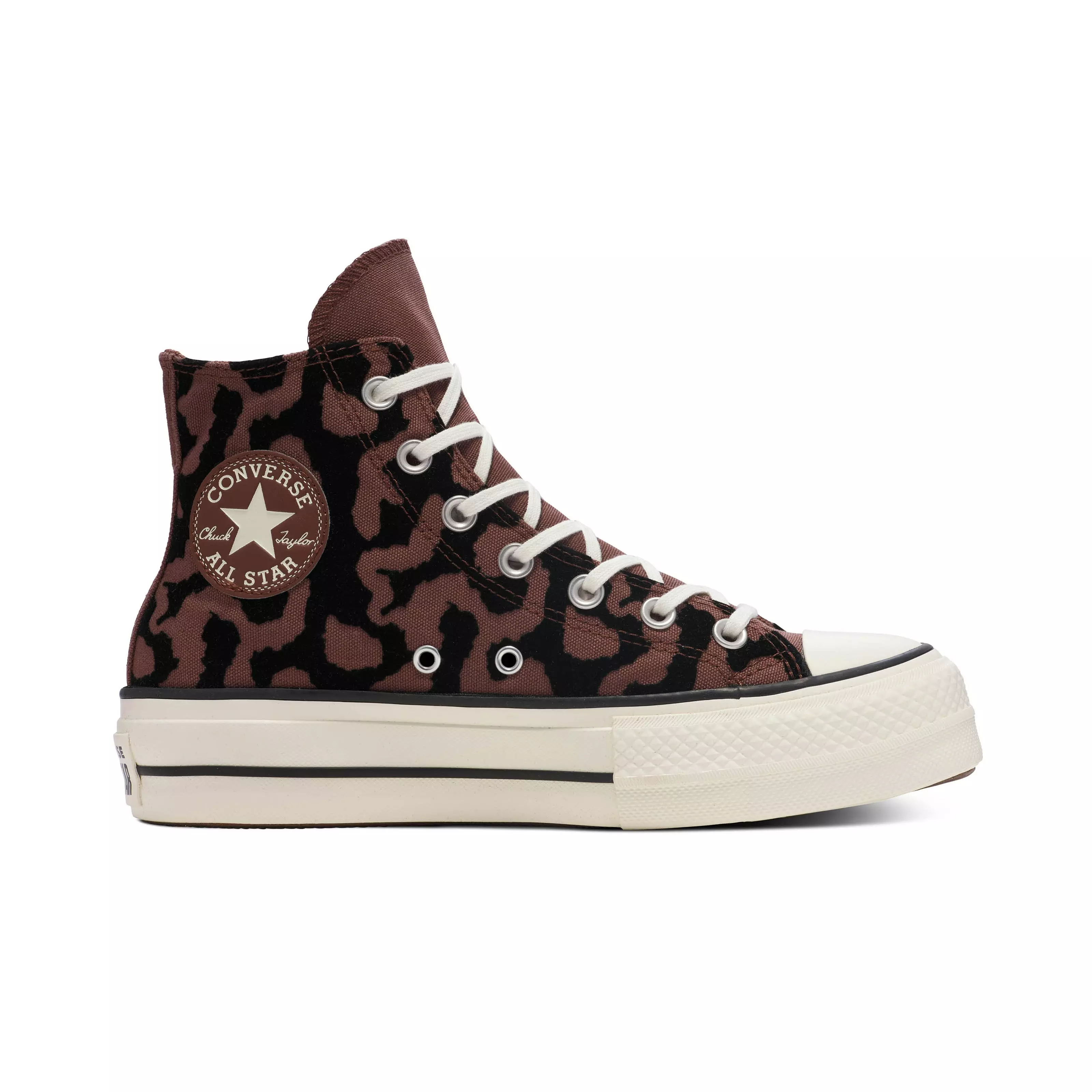 Converse Chuck Taylor All Star Lift Platform "Leopard Remix" Women's Shoe - BROWN/BLACK