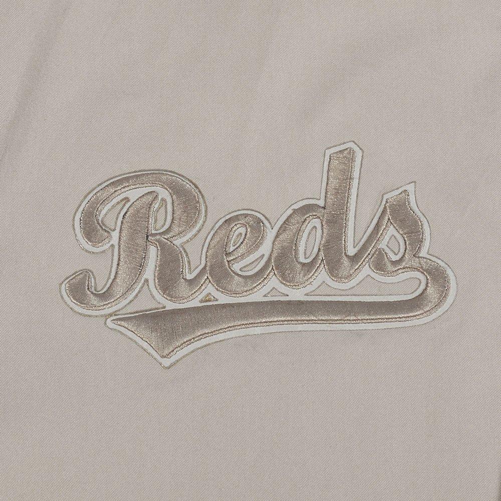 Men's Pro Standard Cincinnati Reds Wingspan Twill Jacket-Tan