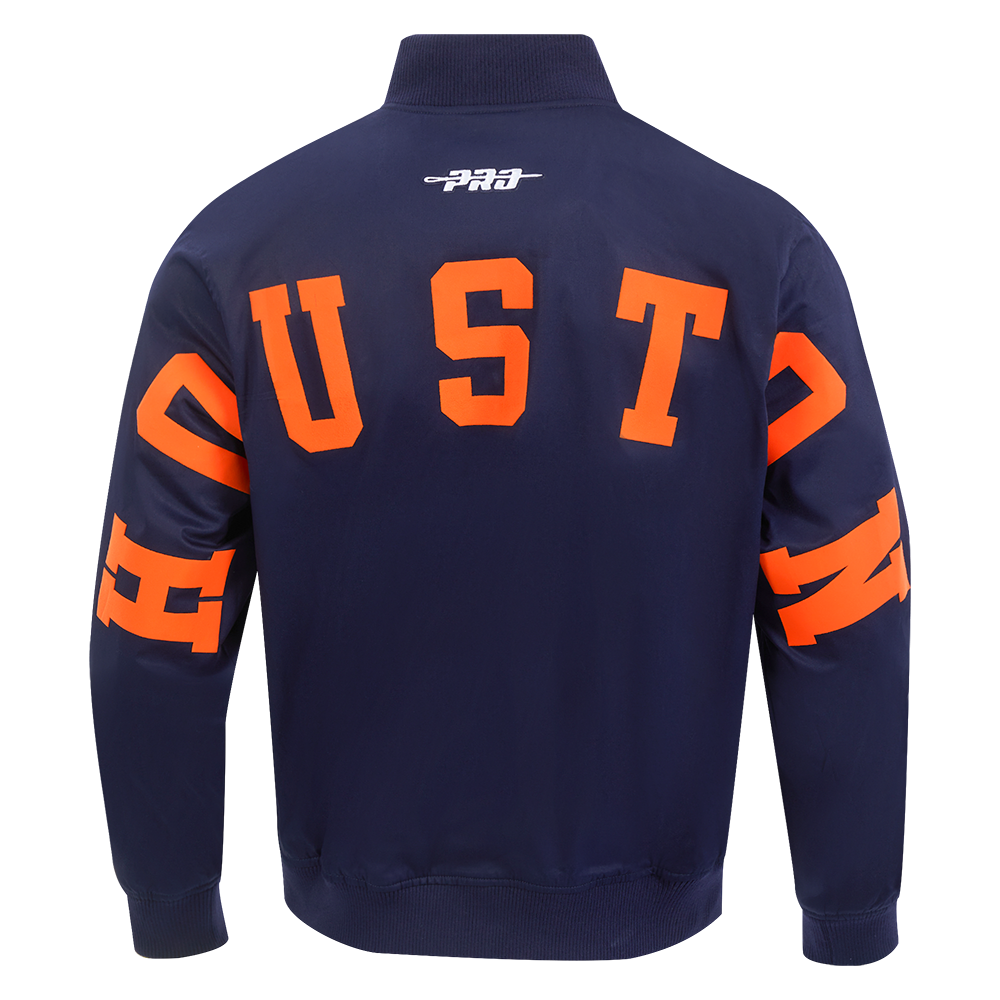 Men's Pro Standard Houston Astros Wingspan Twill Jacket-Navy