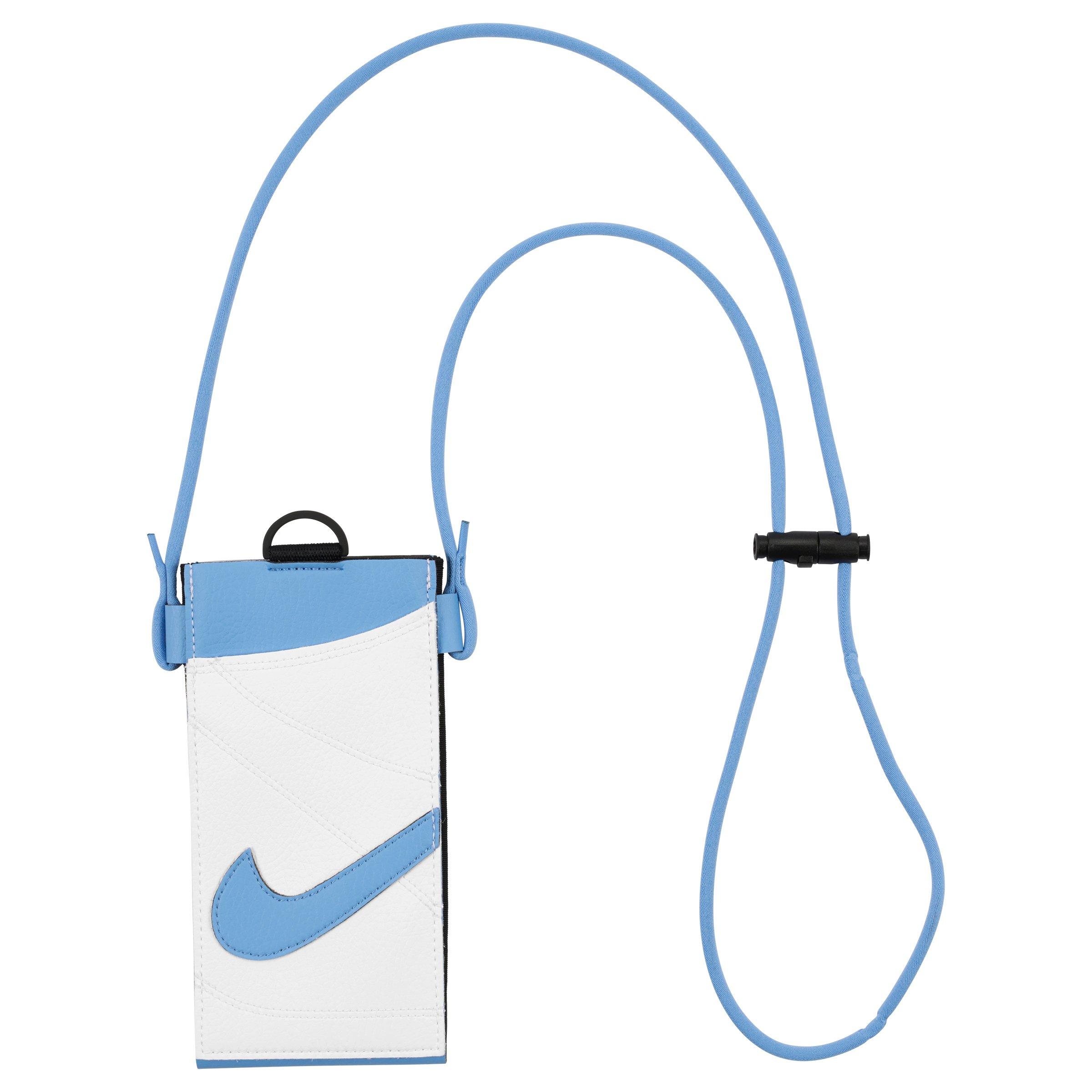 Nike Premium Phone Crossbody - WHITE/LT BLUE