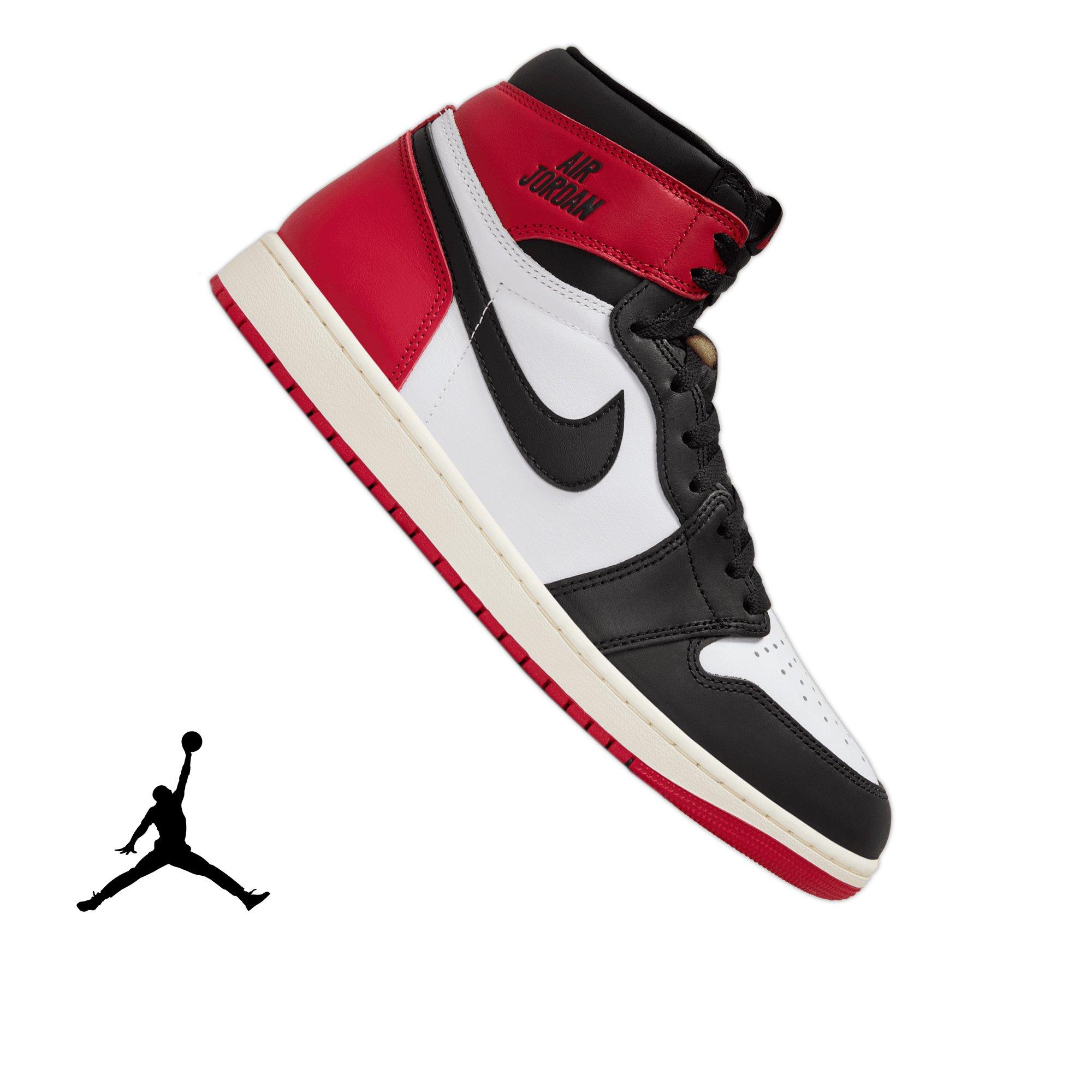 Jordan 1 Retro High OG "Black Toe" Men's Shoe - WHITE/BLACK/VARSITY RED