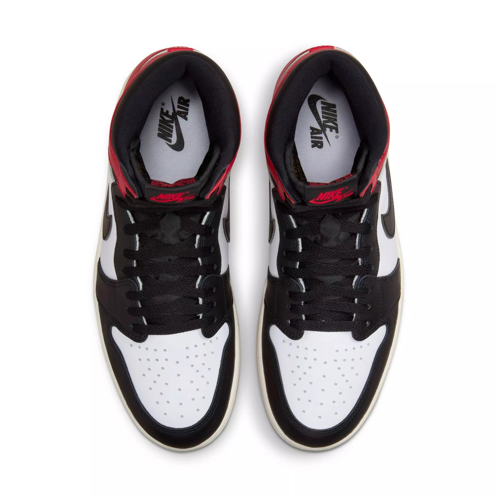 Jordan 1 Retro High OG "Black Toe" Men's Shoe - WHITE/BLACK/VARSITY RED