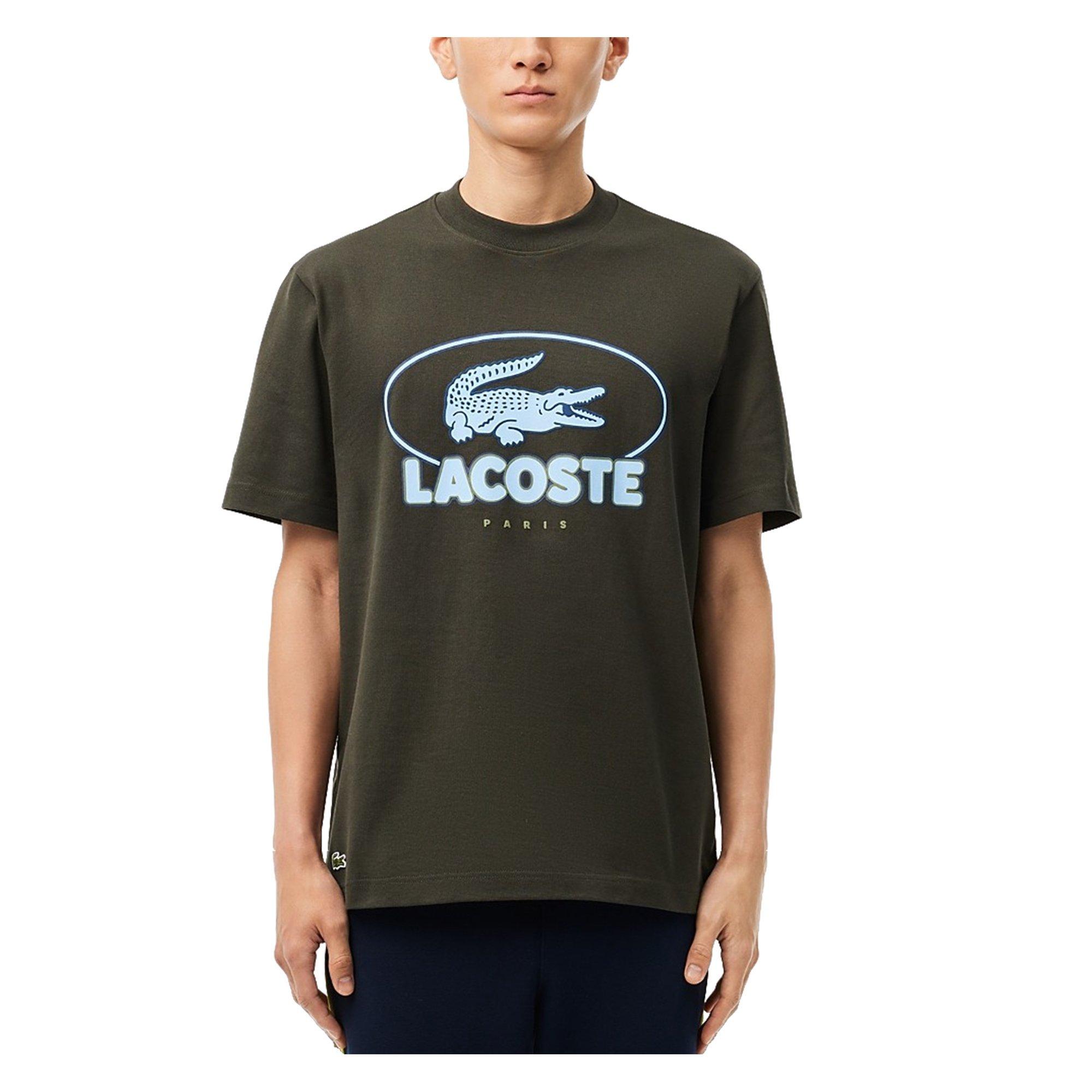 Lacoste Men's Heavy Cotton Tee - OLIVE