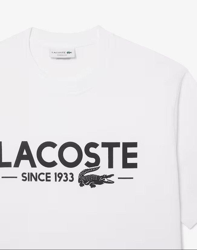 Lacoste Classic Men's White Tee