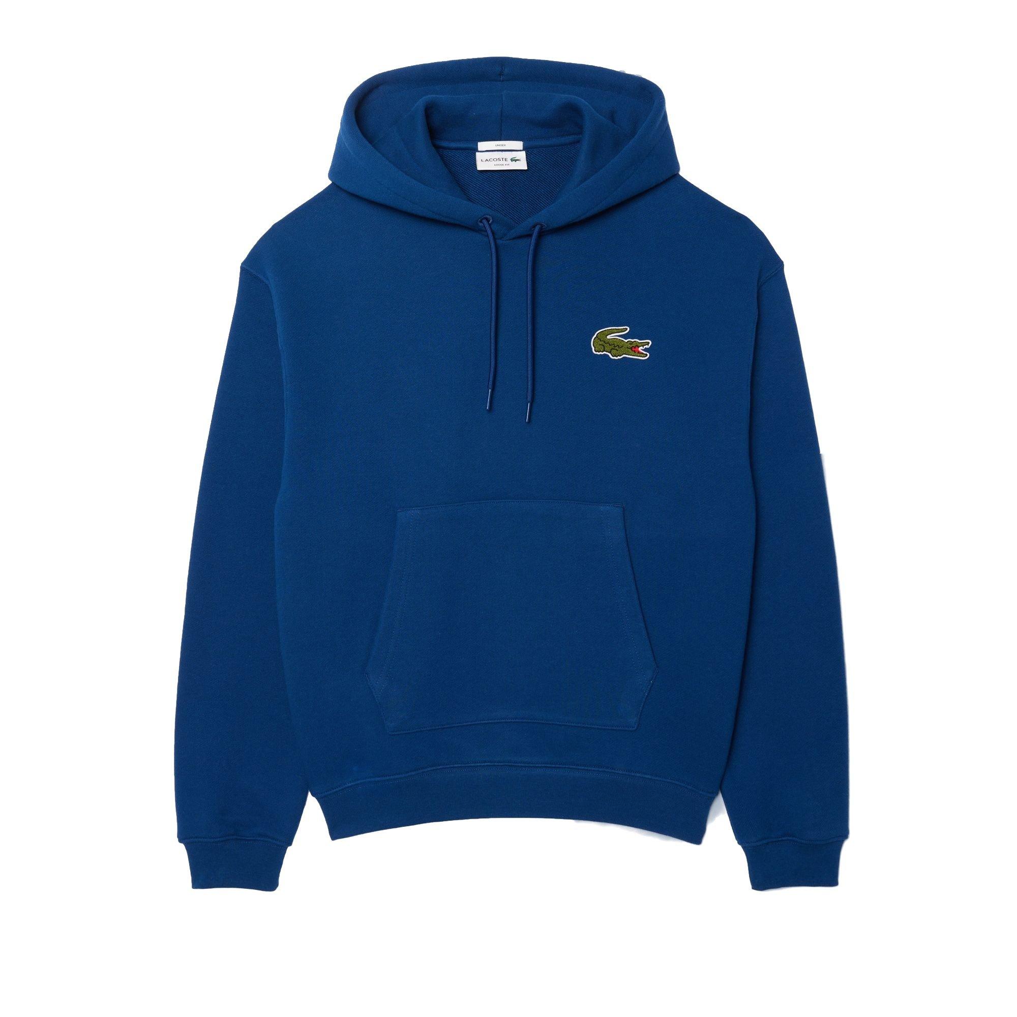 Lacoste Men's Relax-Fit Hoodie - Navy - BLUE