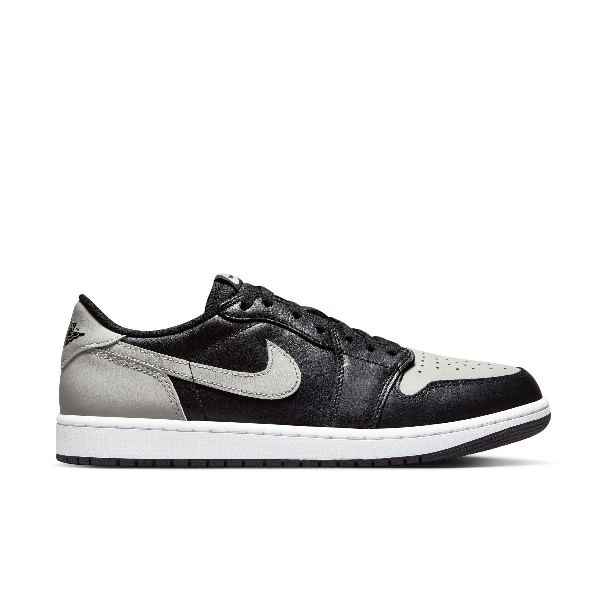 Jordan 1 Low OG "Shadow" Men's Shoe - BLACK/MEDIUM GREY/WHITE Thumbnail View 1