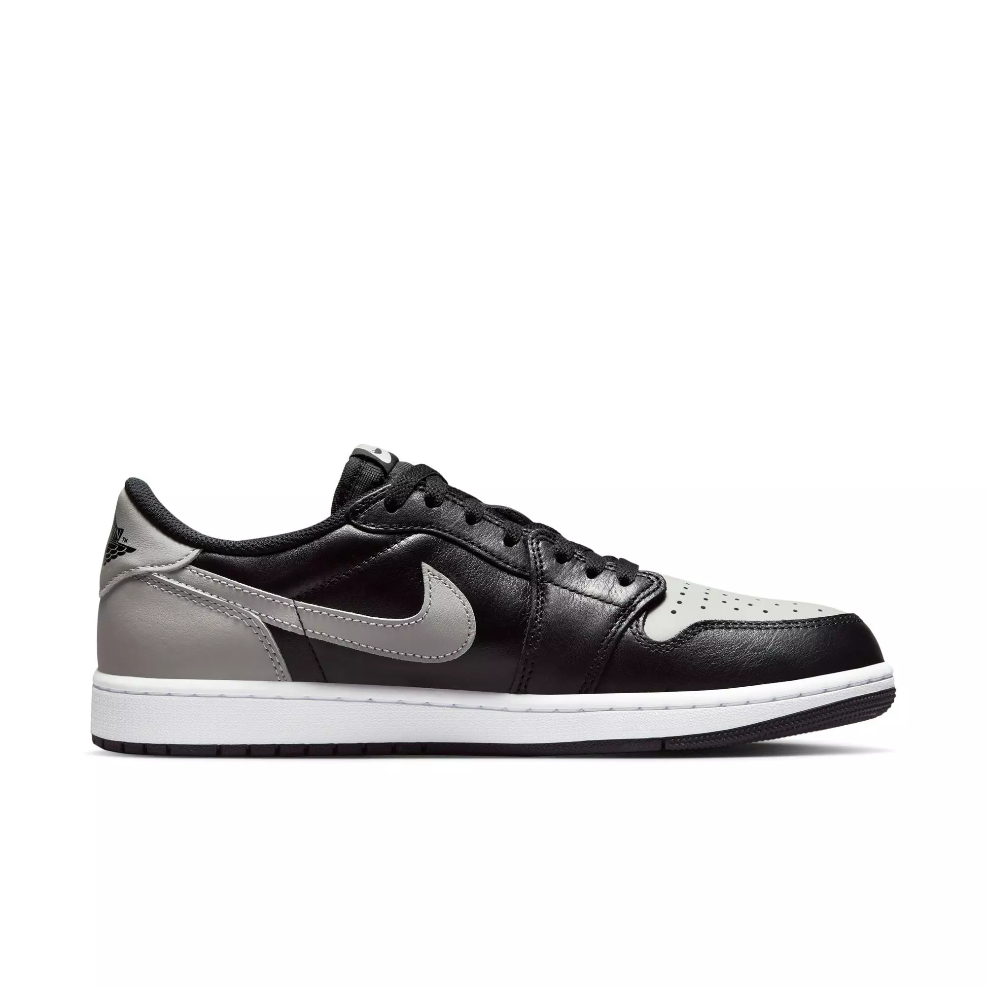Jordan 1 Low OG "Shadow" Men's Shoe - BLACK/MEDIUM GREY/WHITE