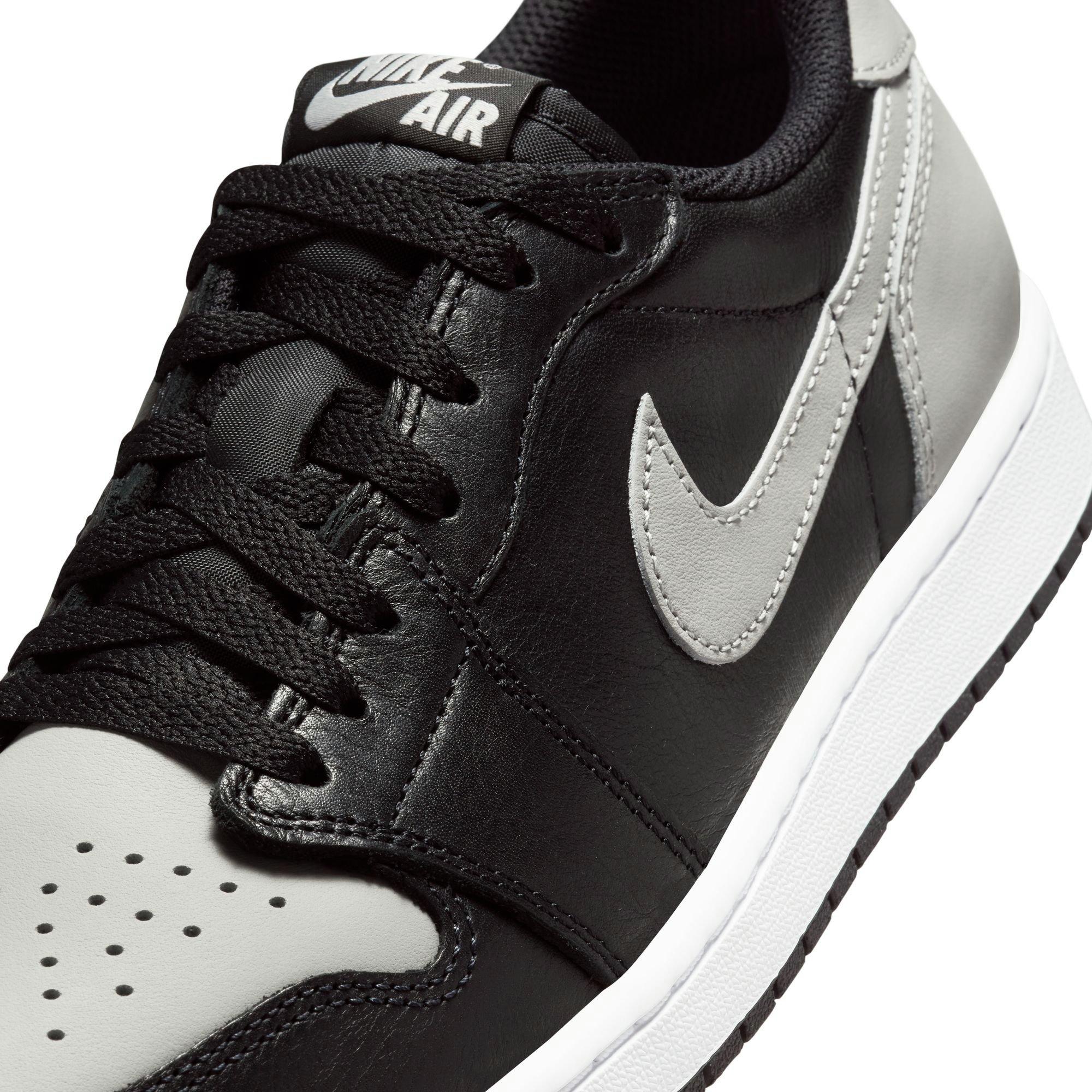 Jordan 1 Low OG "Shadow" Men's Shoe - BLACK/MEDIUM GREY/WHITE Thumbnail View 4
