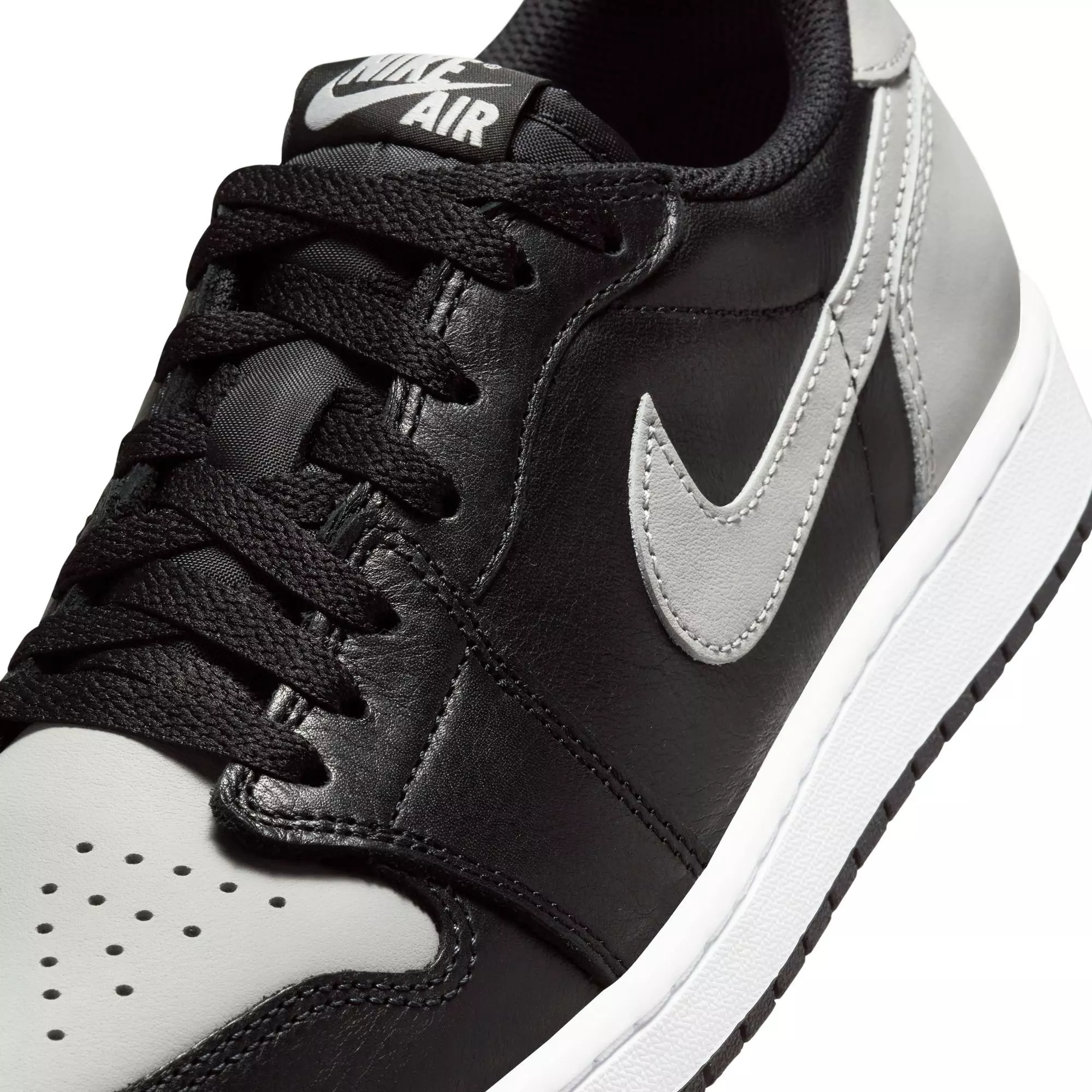 Jordan 1 Low OG "Shadow" Men's Shoe - BLACK/MEDIUM GREY/WHITE