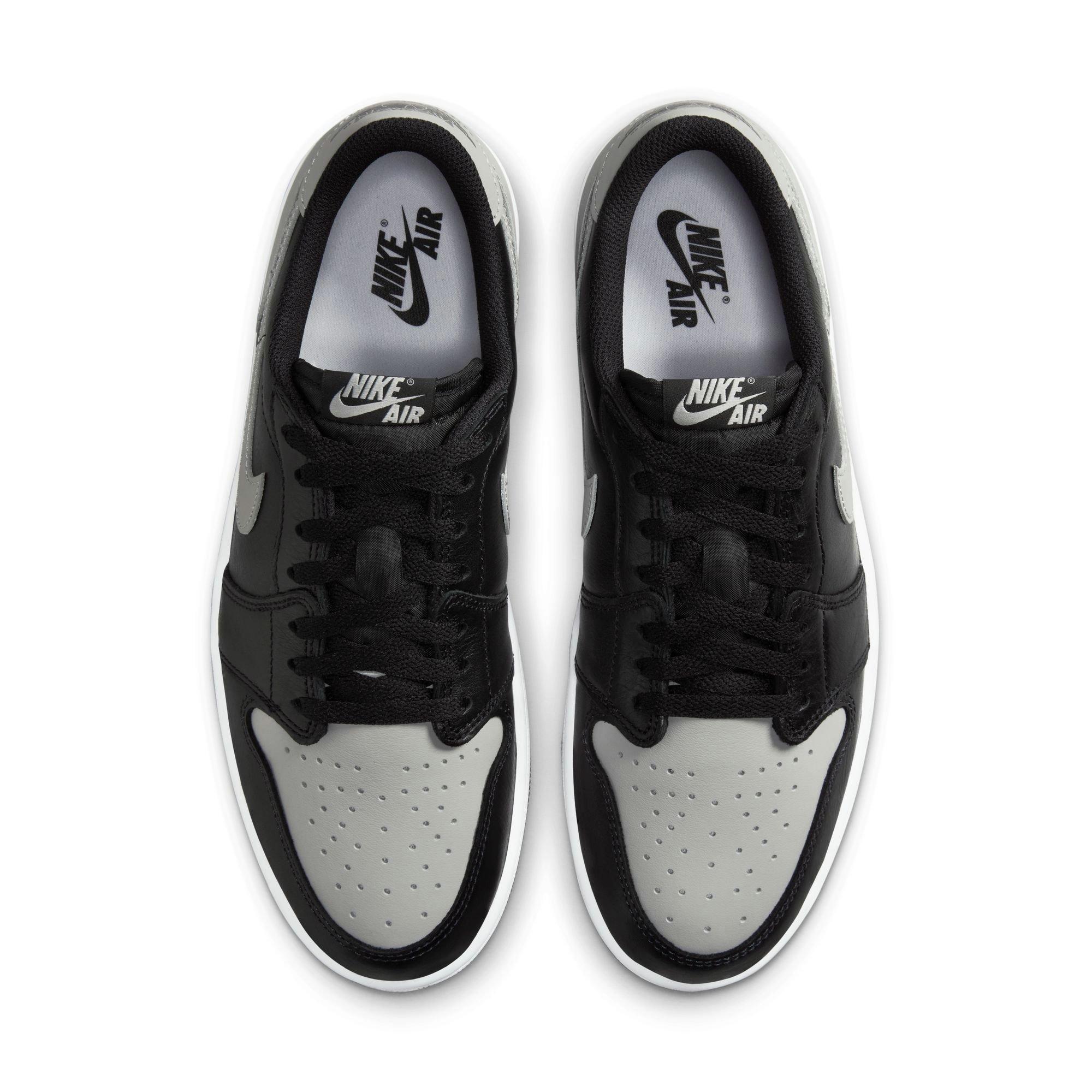 Jordan 1 Low OG "Shadow" Men's Shoe - BLACK/MEDIUM GREY/WHITE Thumbnail View 10