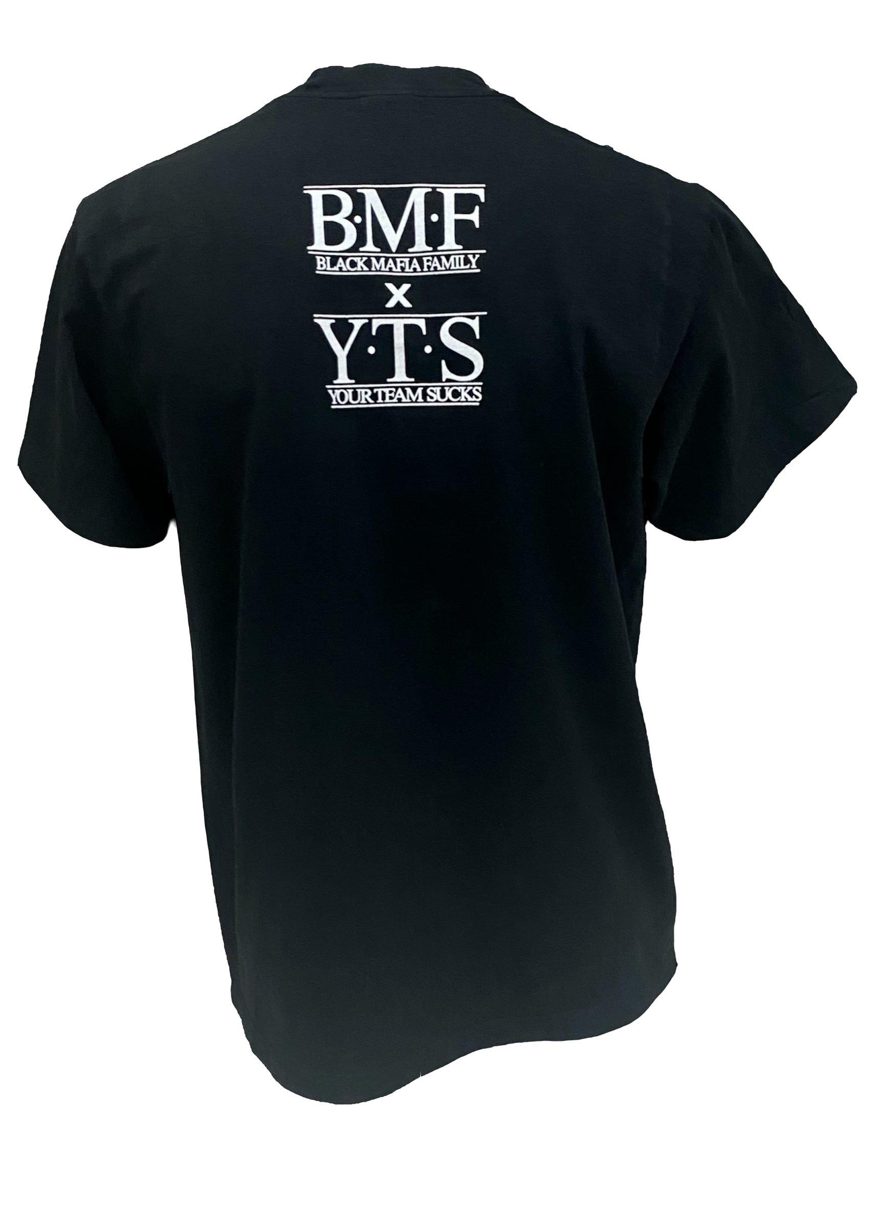 Your Team Sucks Men's BMF Stash Box Tee - BLACK Thumbnail View 2