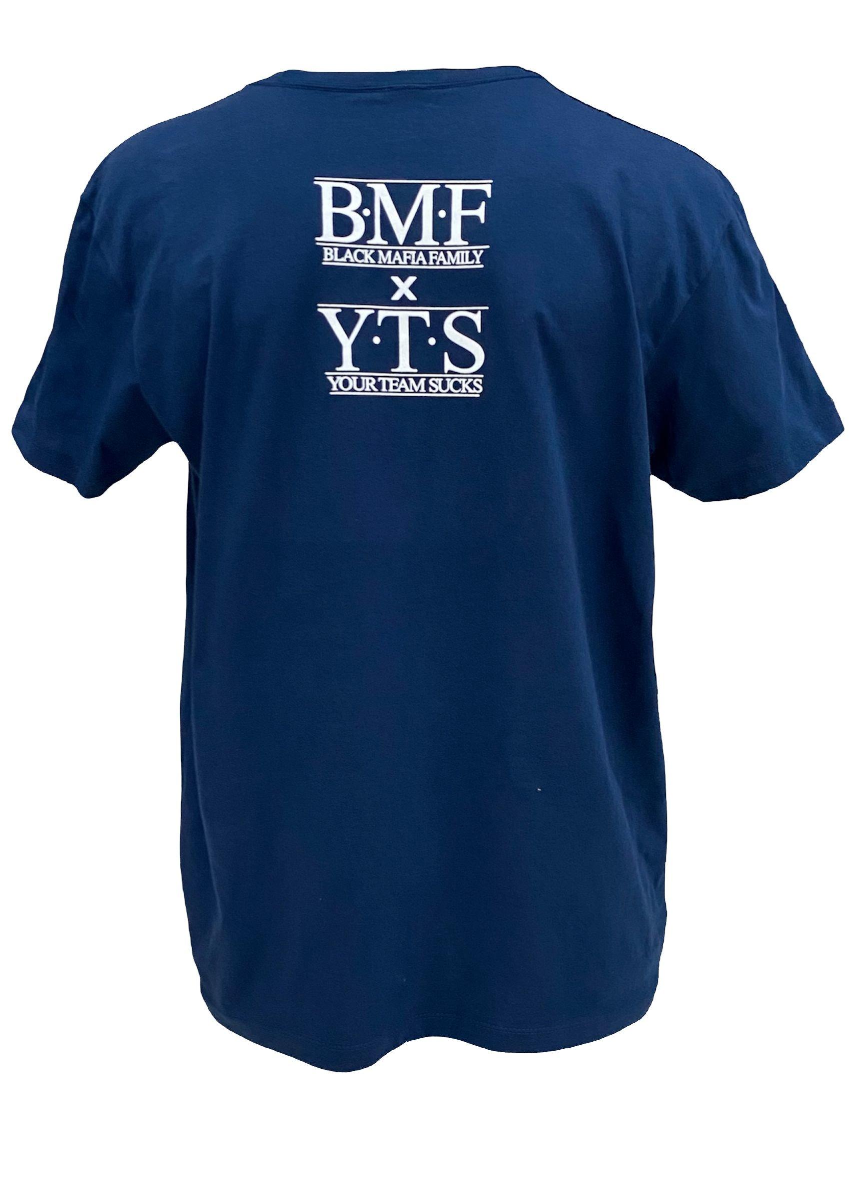 Your Team Sucks Men's Old Meech Tee - NAVY Thumbnail View 2