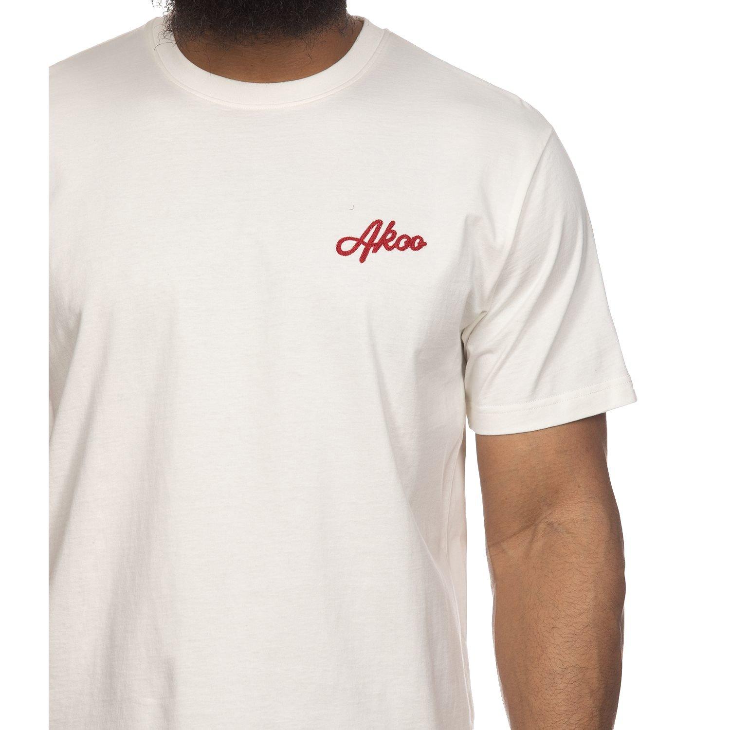 AKOO Benton Men's Whiskey White Tee