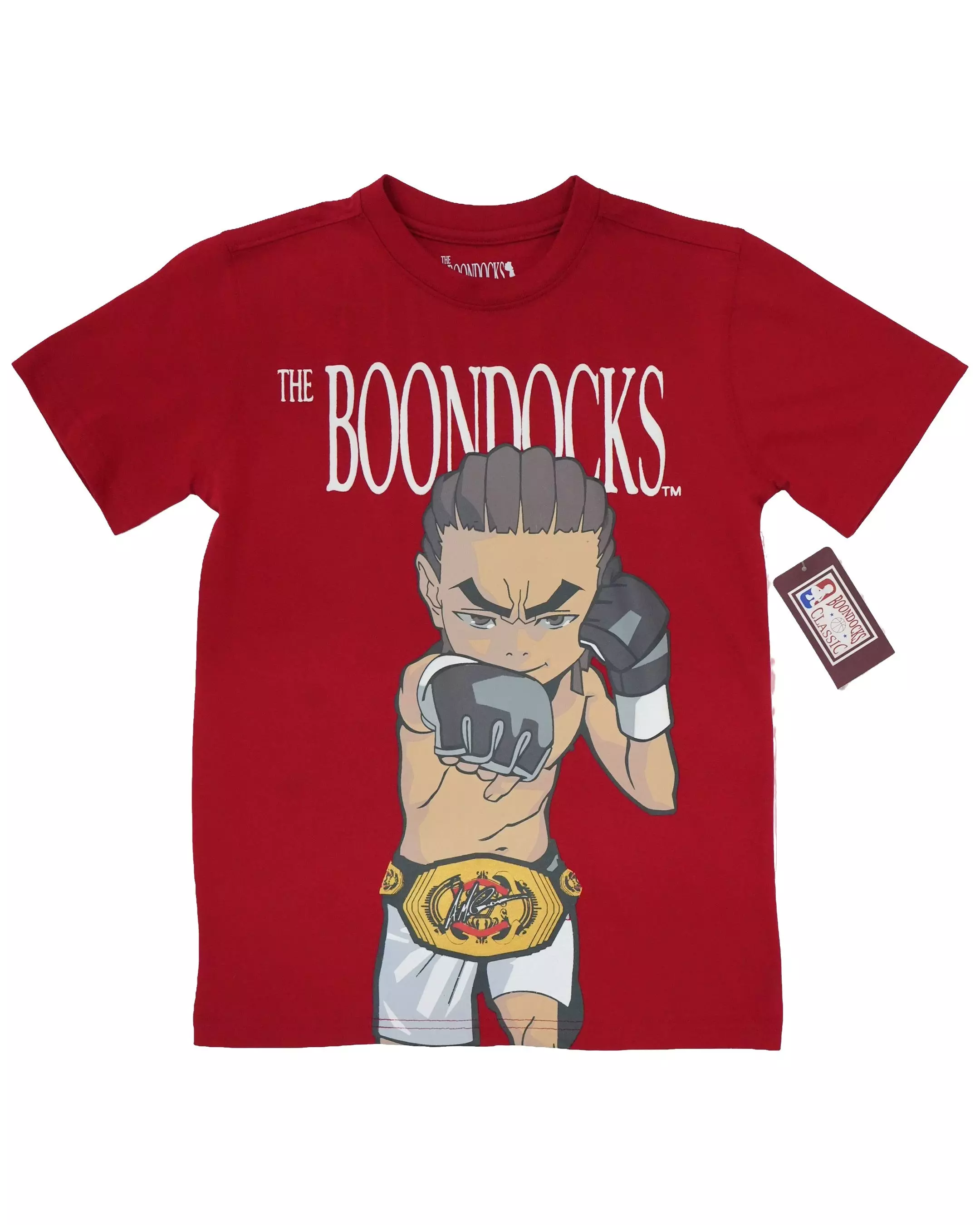 Virtual Threads Men's Boondocks Fighter Tee - RED