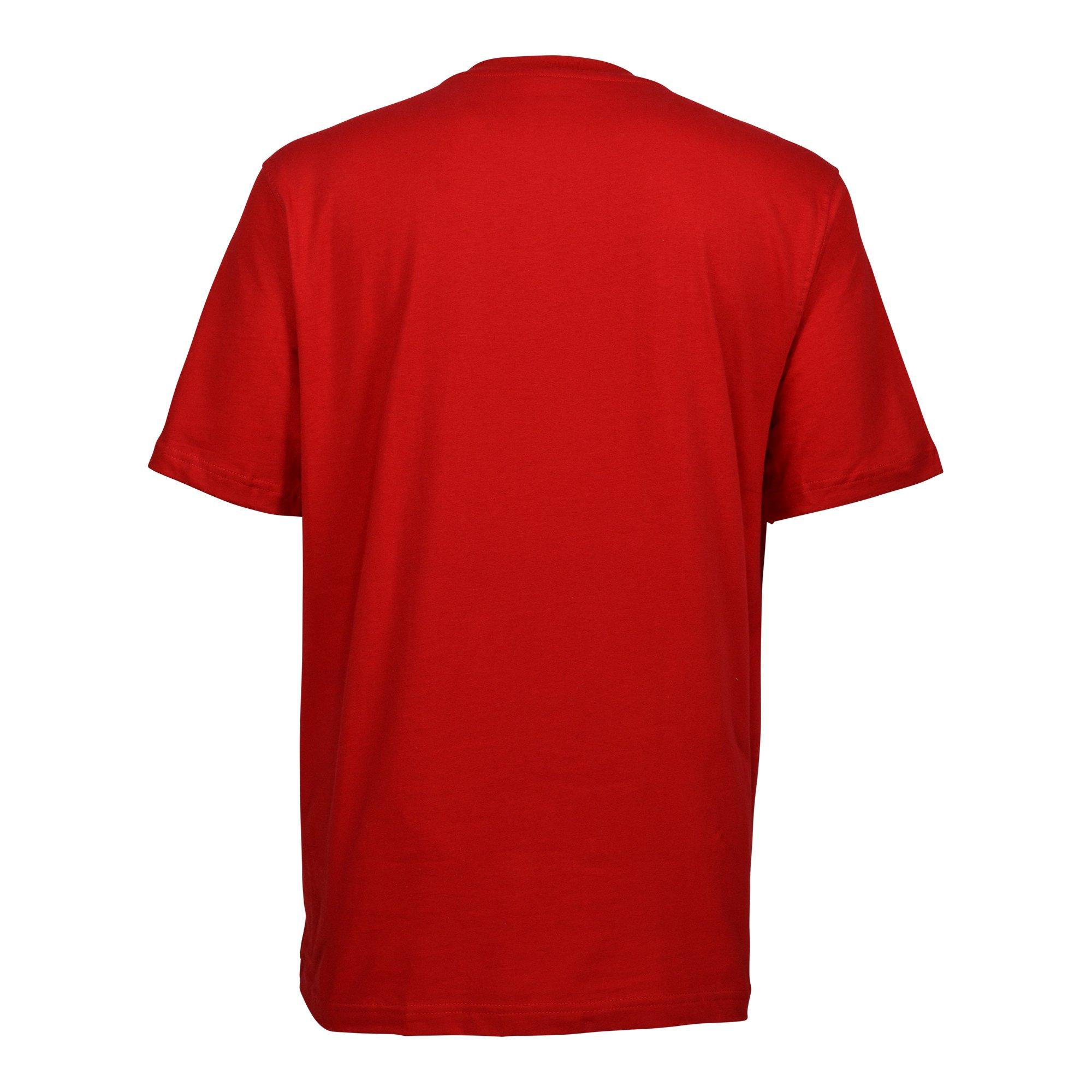 Virtual Threads Men's Boondocks Fighter Tee - RED Thumbnail View 2
