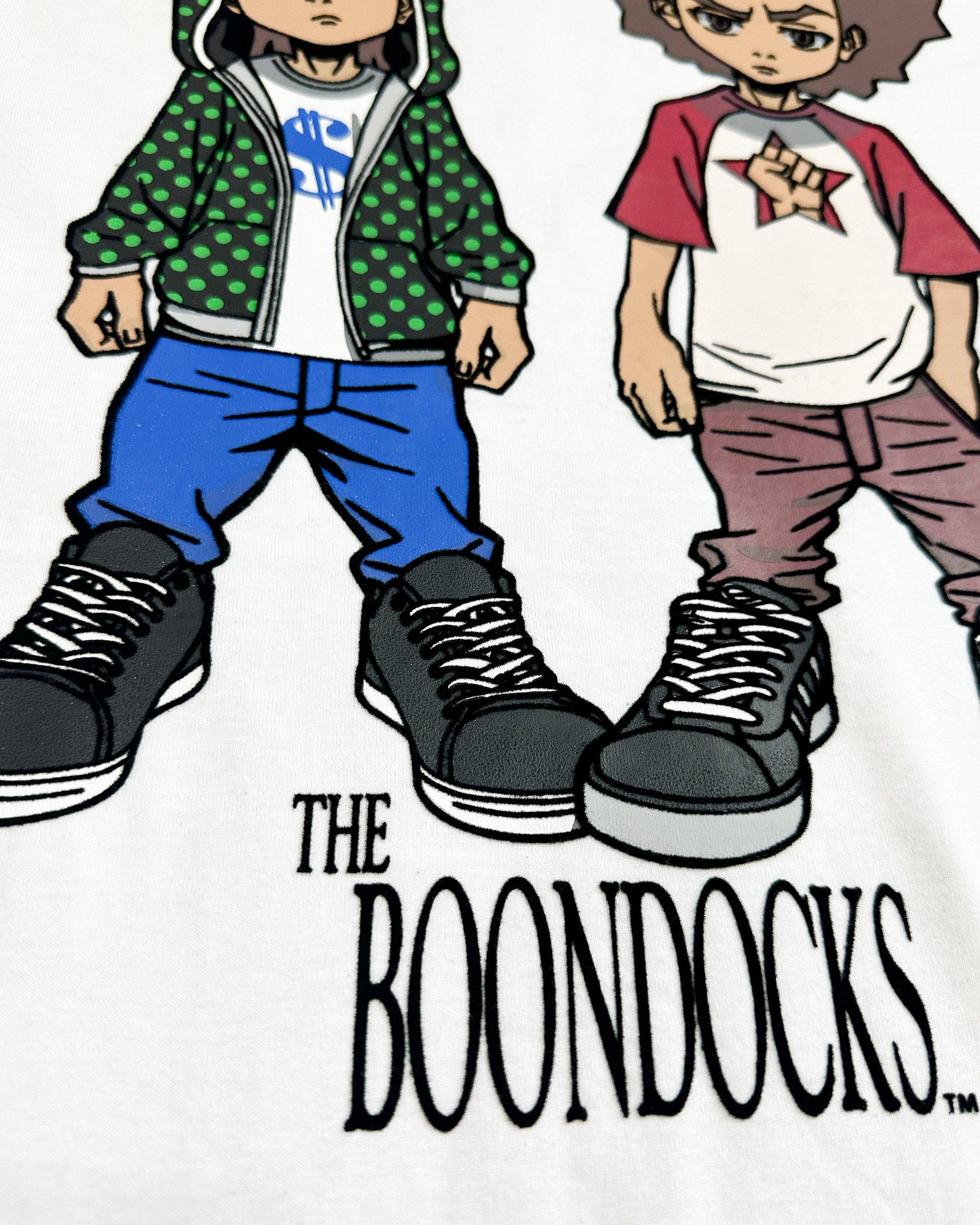 Virtual Threads Men's Boondocks Brothers Tee - WHITE Thumbnail View 2