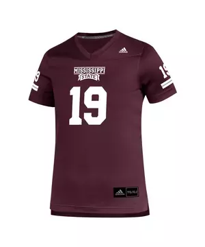 adidas Youth Mississippi State Maroon Replica No.19 Game Jersey ... adidas Youth Mississippi State Maroon Replica No.19 Game Jersey ...