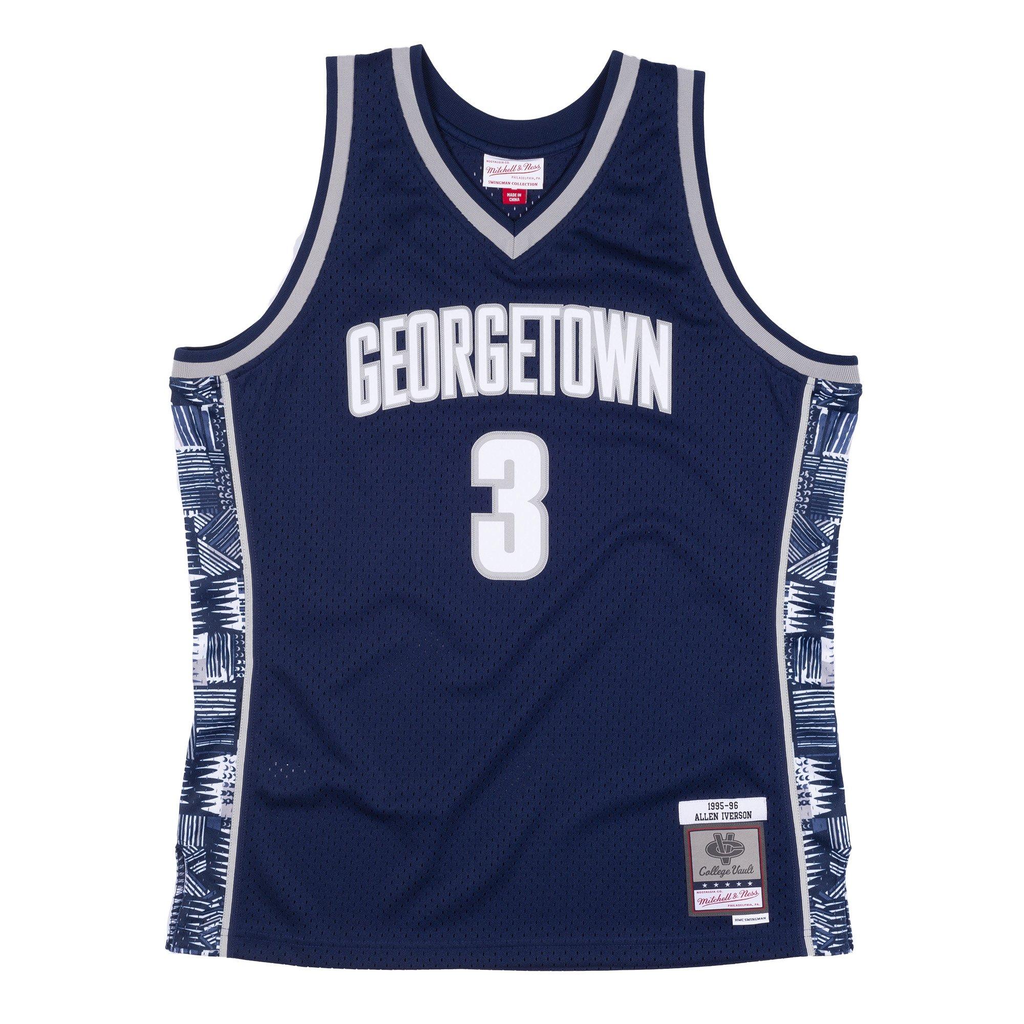 Allen Iverson Georgetown Hoyas Mitchell & Ness Swingman Jersey Youth  Large NWT