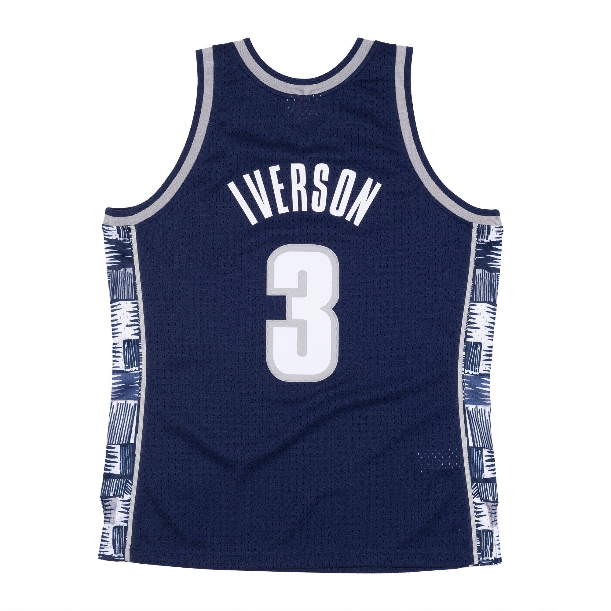 Allen Iverson Georgetown Hoyas HWC Throwback NCAA Swingman Jersey –  Basketball Jersey World