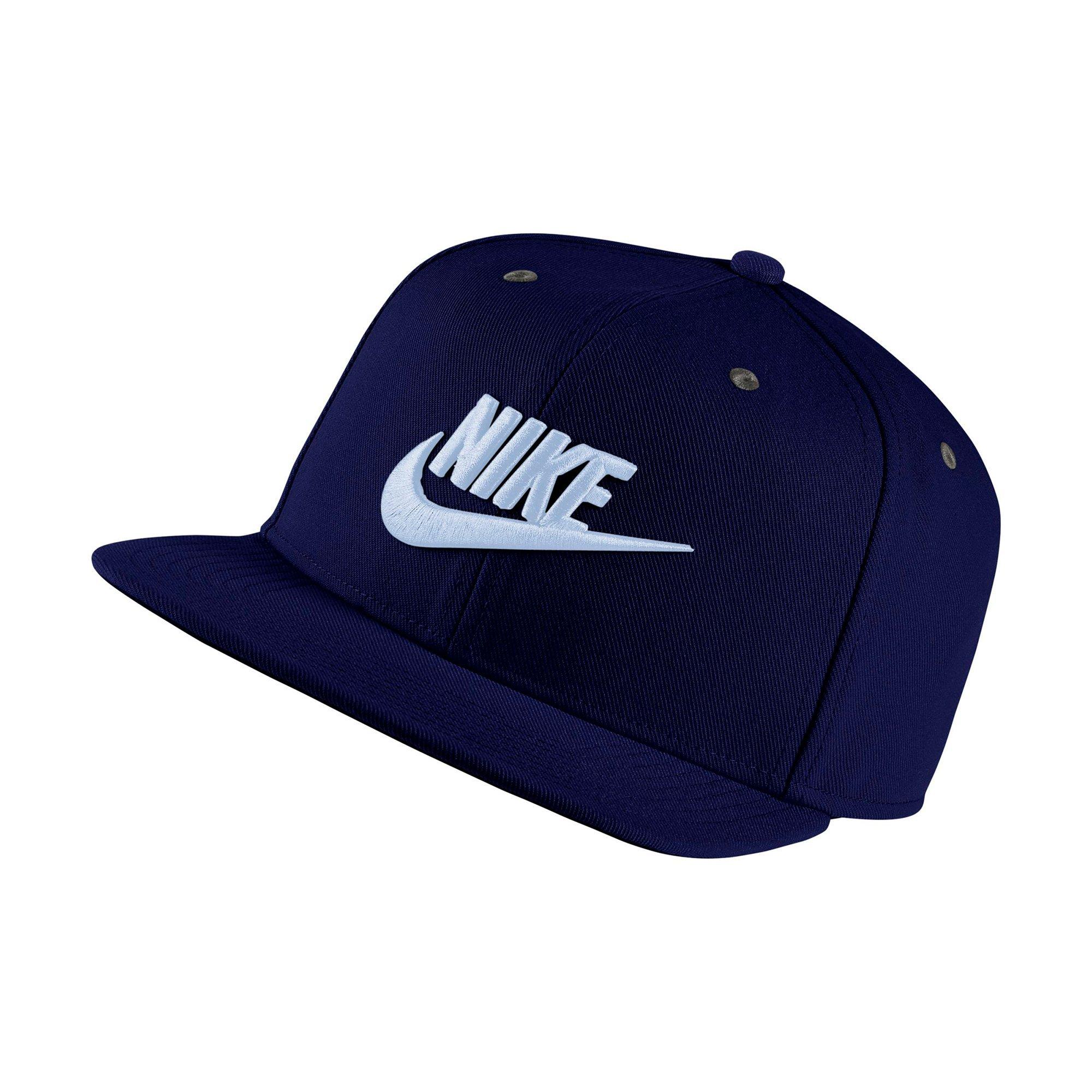 blue nike snapback