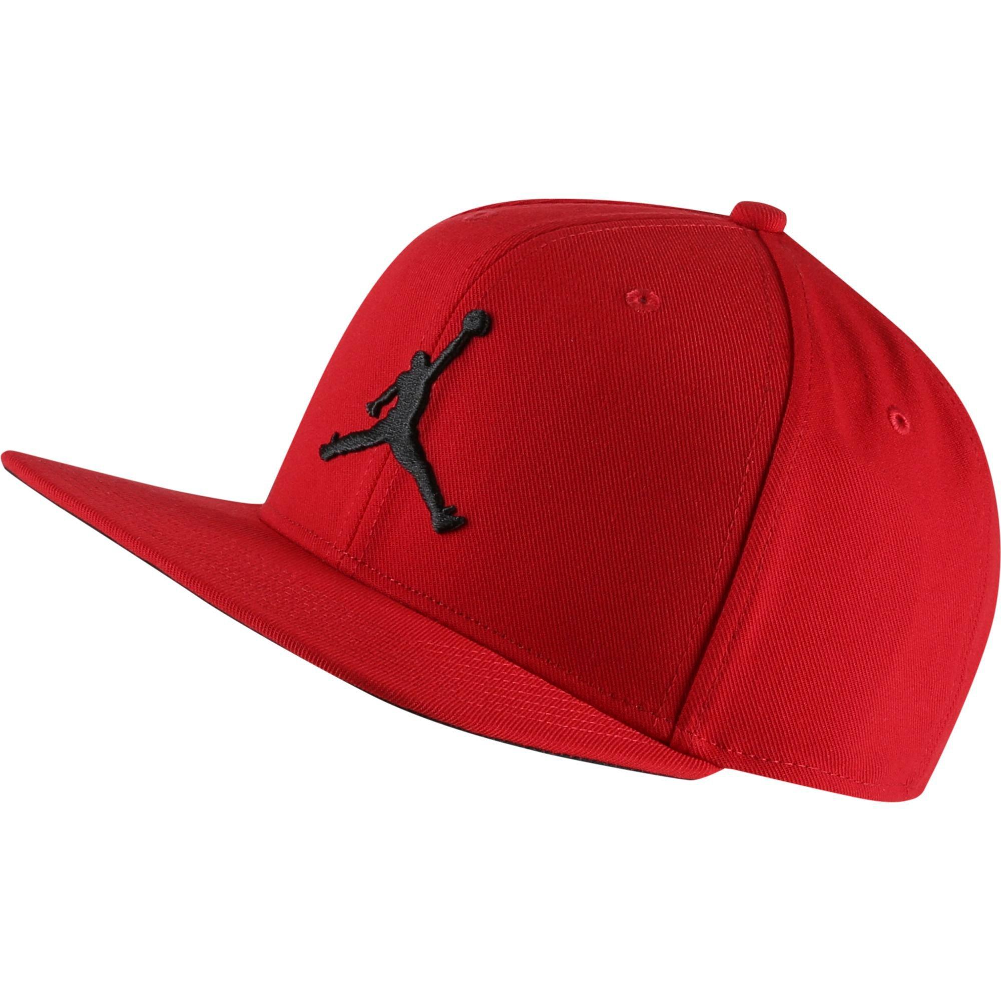 red jordan hat