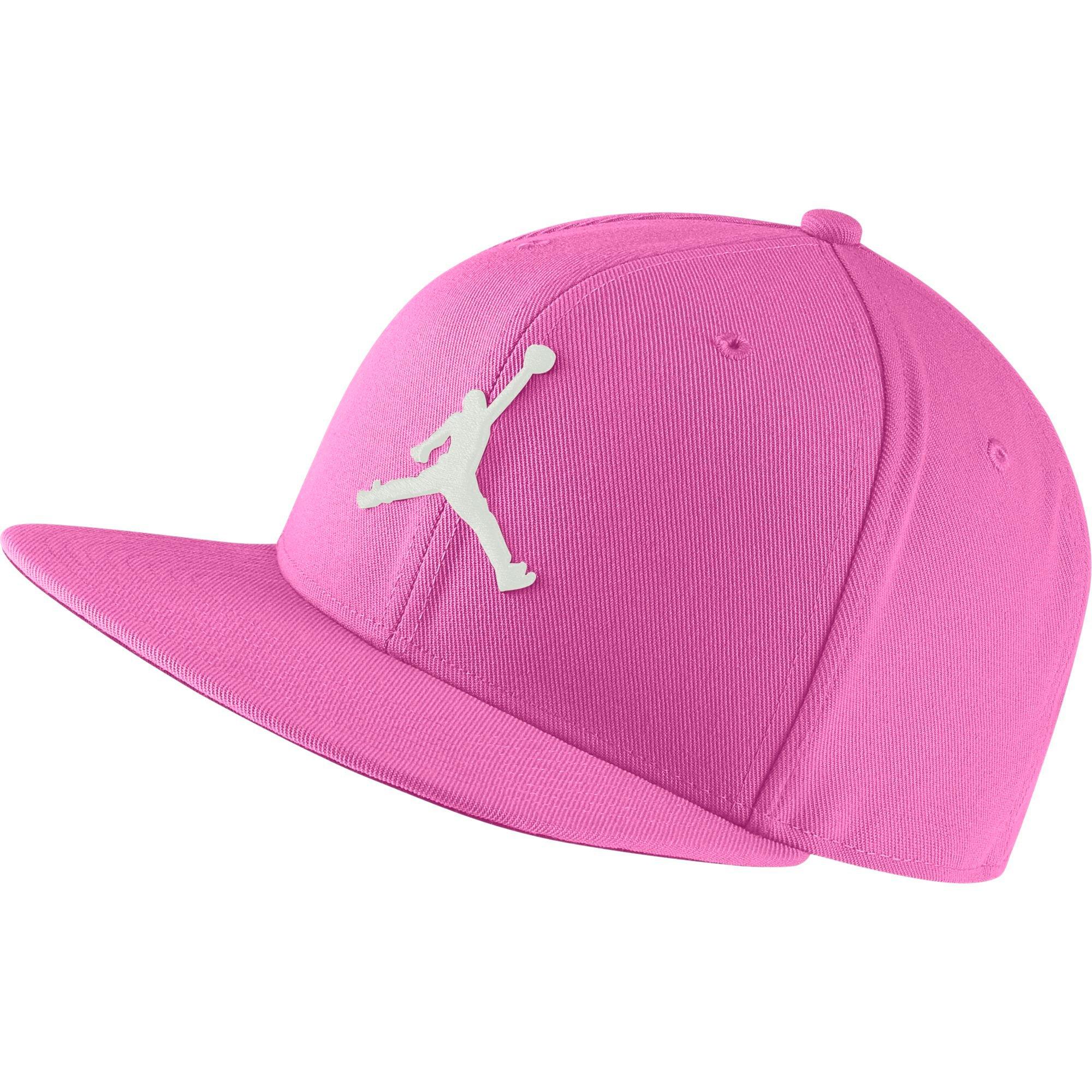 pink jordan hat