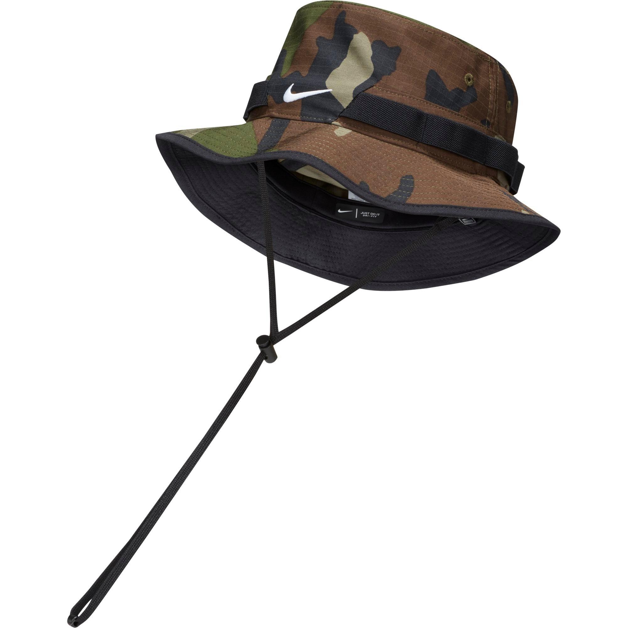 nike camo bucket hat