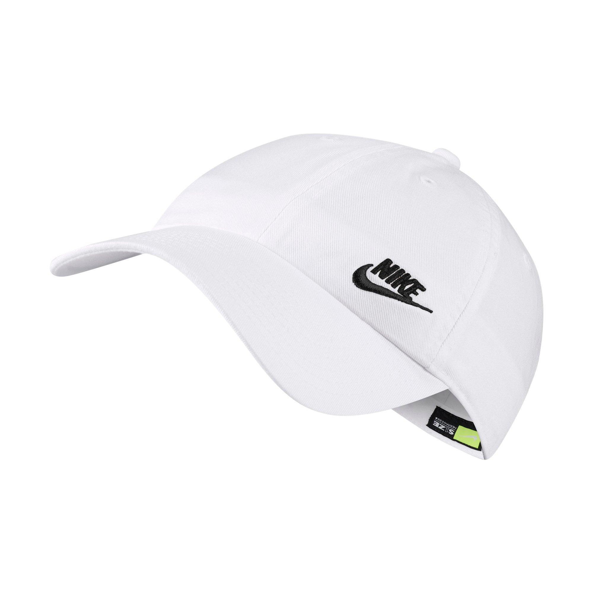 Nike Women's Twill H86 Adjustable Hat - White - WHITE Thumbnail View 1