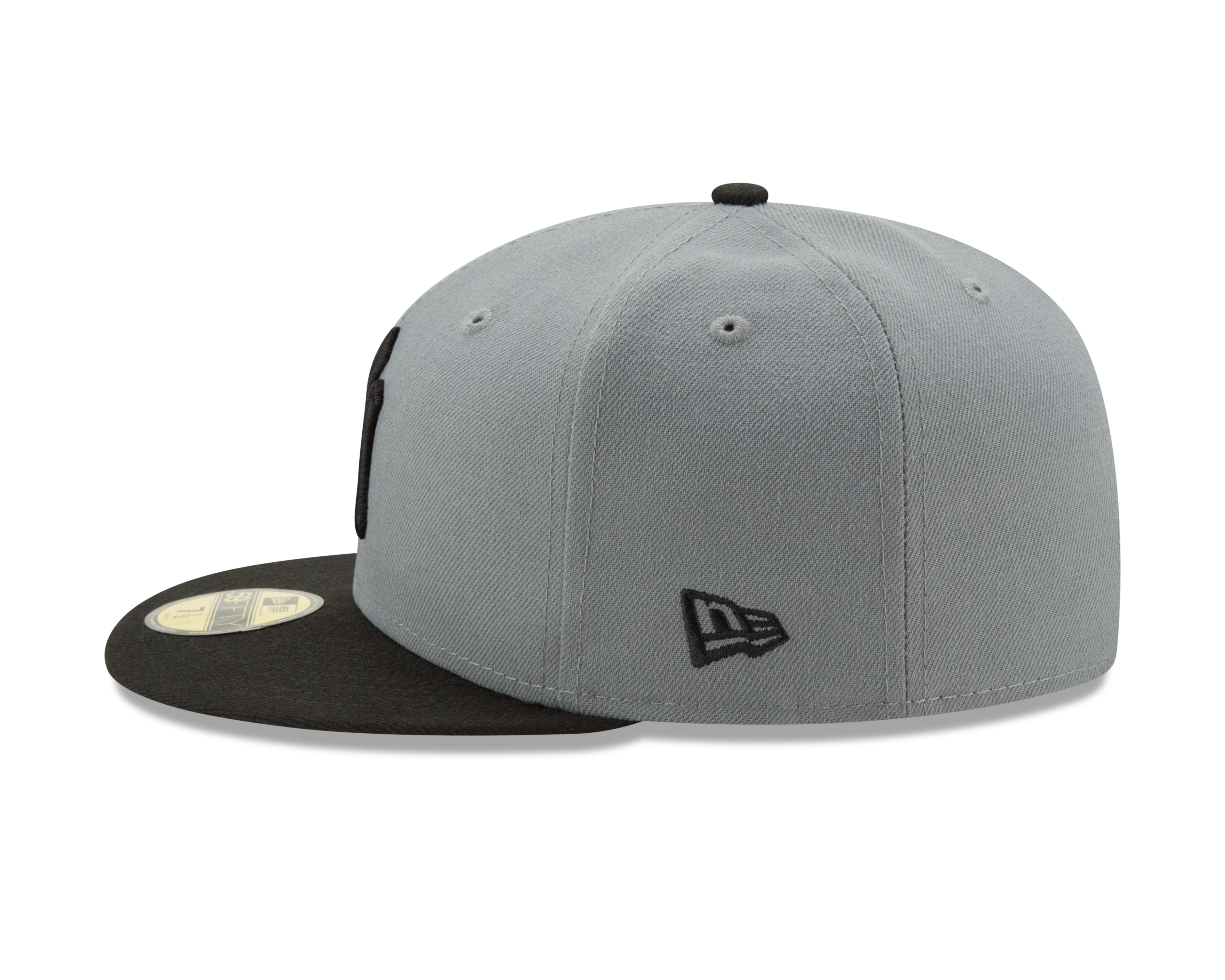 New Era New York Yankees 59FIFTY Basic Authentic Collection Hat - DK GREY Thumbnail View 4