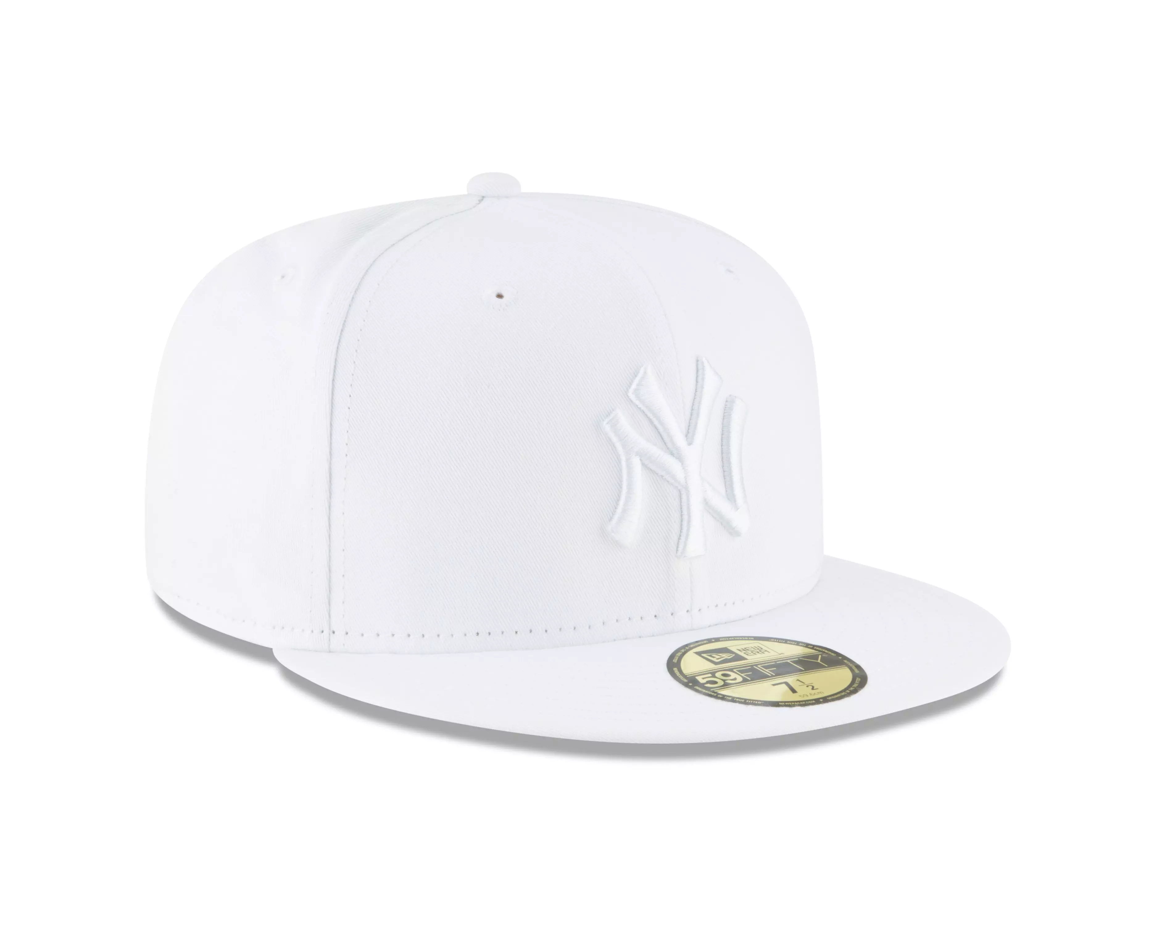 New Era New York Yankees 59FIFTY Fitted Cap - White - WHITE