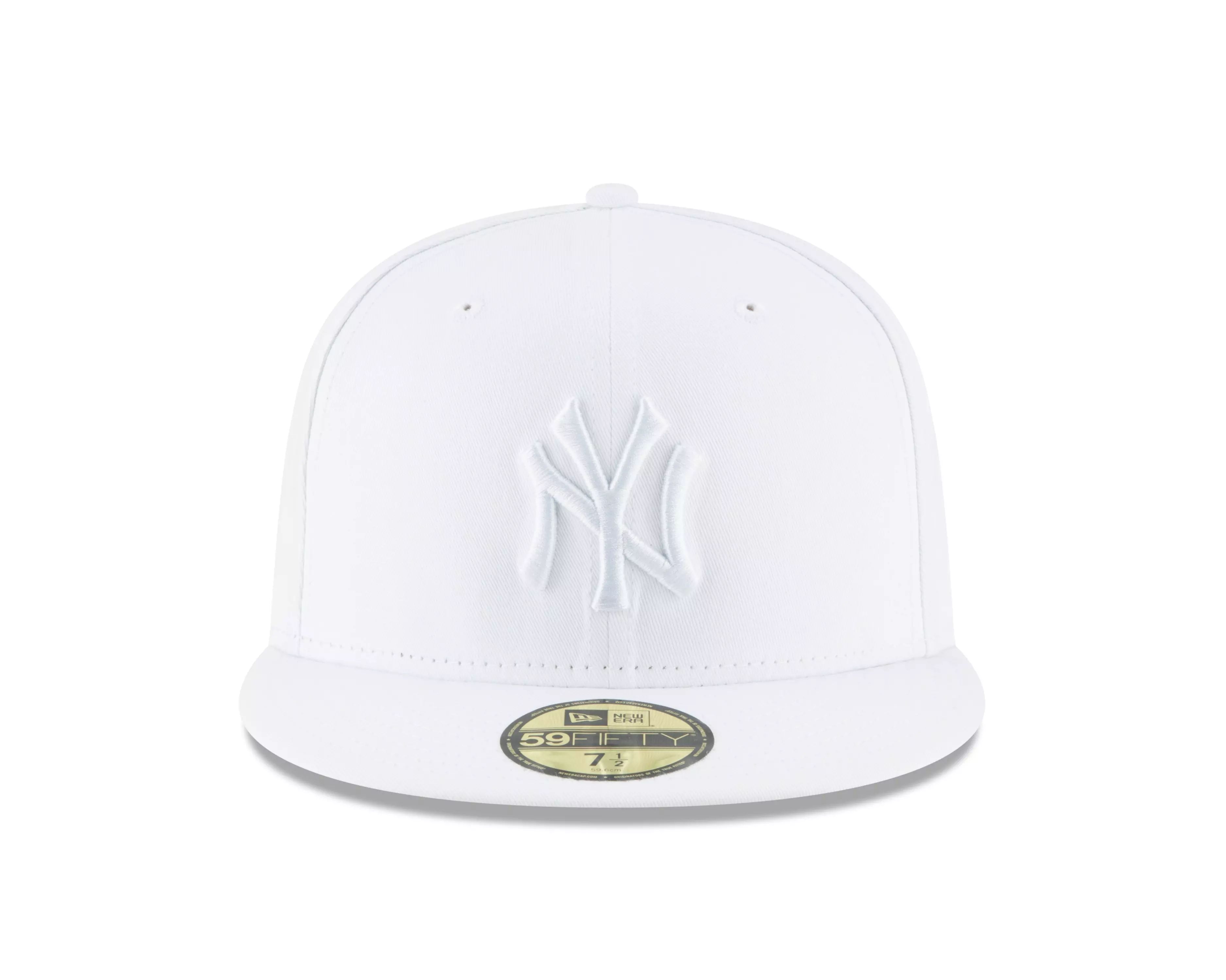 New Era New York Yankees 59FIFTY Fitted Cap - White - WHITE
