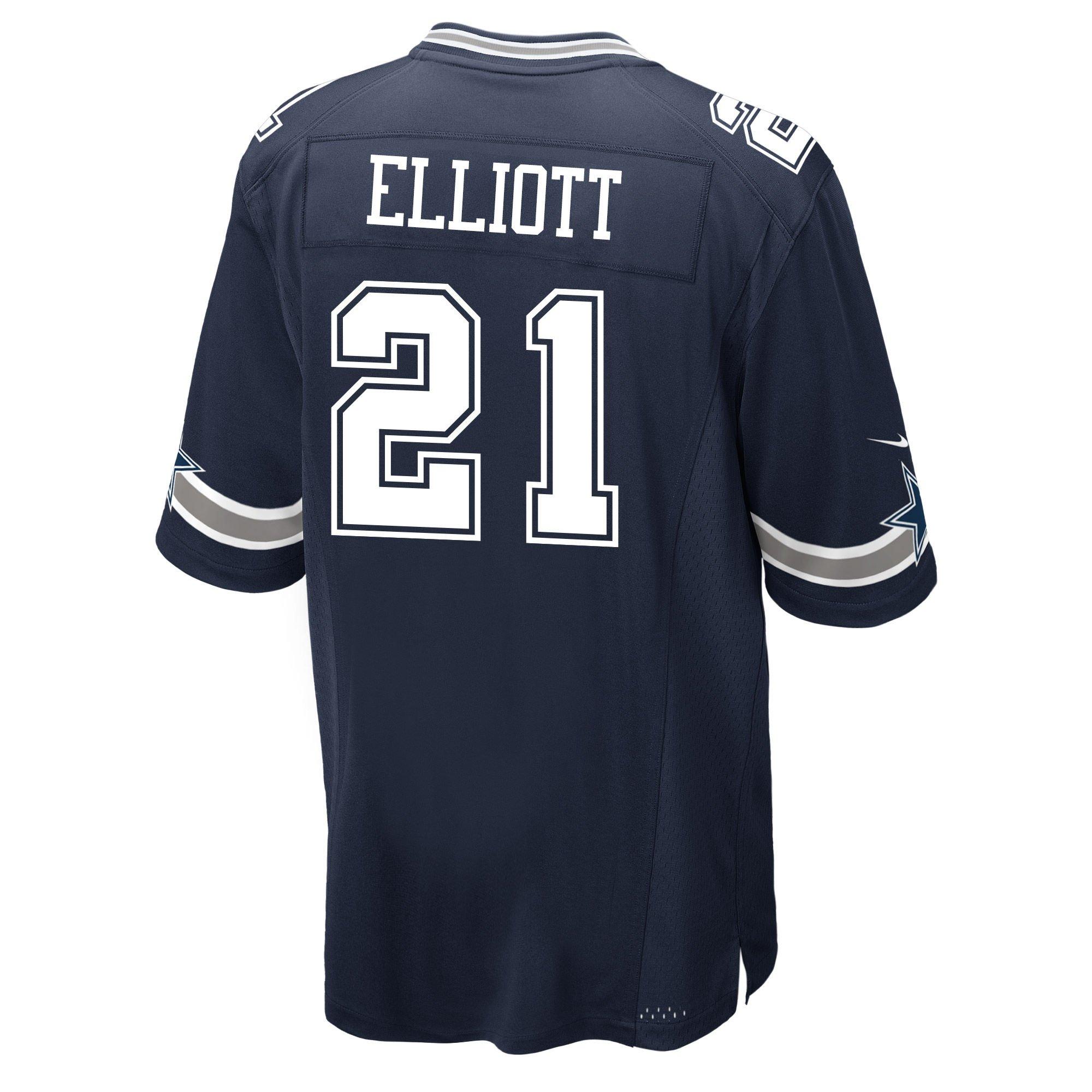 Nike Youth Dallas Cowboys Ezekiel Elliott Game Jersey - Hibbett