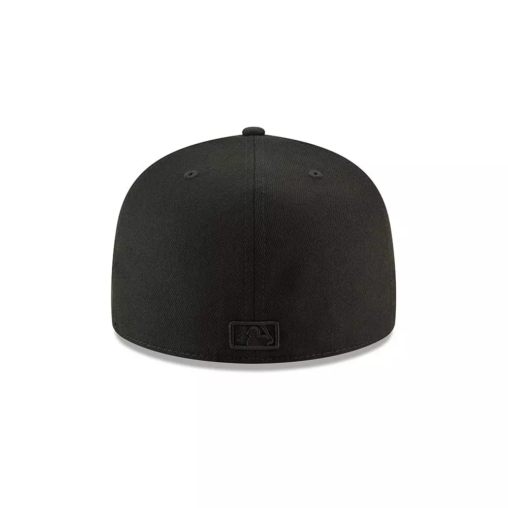 New Era Houston Astros MLB Basic 59FIFTY Fitted Hat-Black - BLACK