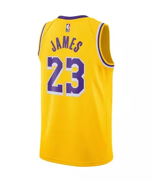 Nike Men's Lebron James Los Angeles Lakers Icon Edition Swingman Jersey