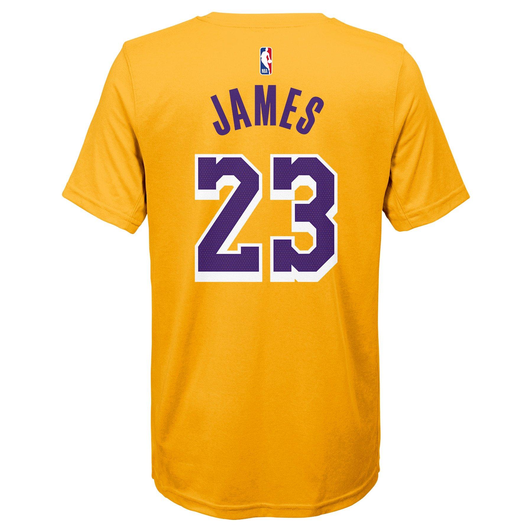 LeBron James Los Angeles Lakers City Edition Tee Youth