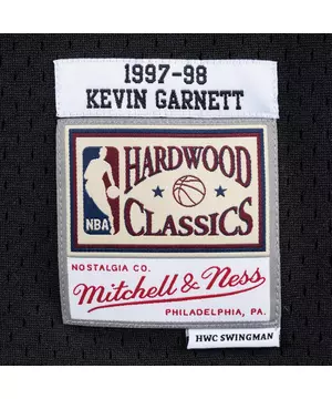 Mitchell & Ness Men's Minnesota Timberwolves Kevin Garnett Swingman Jersey Black Medium