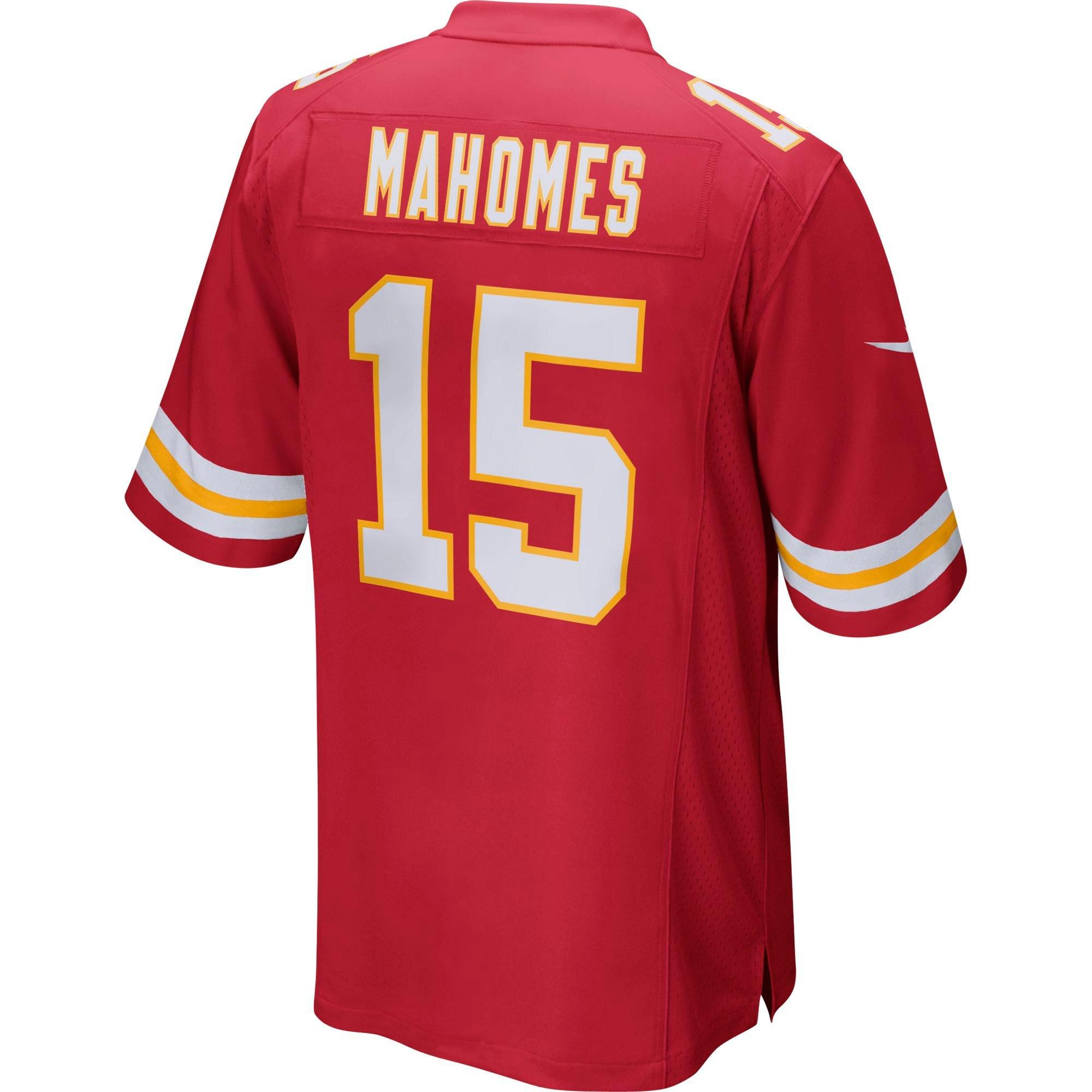 Nike Youth P. Mahomes II Kansas City Chiefs Game Jersey - RED Thumbnail View 2