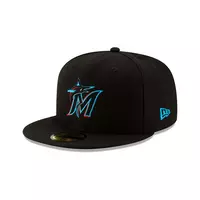 New Era Miami Marlins 59FIFTY Authentic Collection On-Field Fitted Hat - BLACK